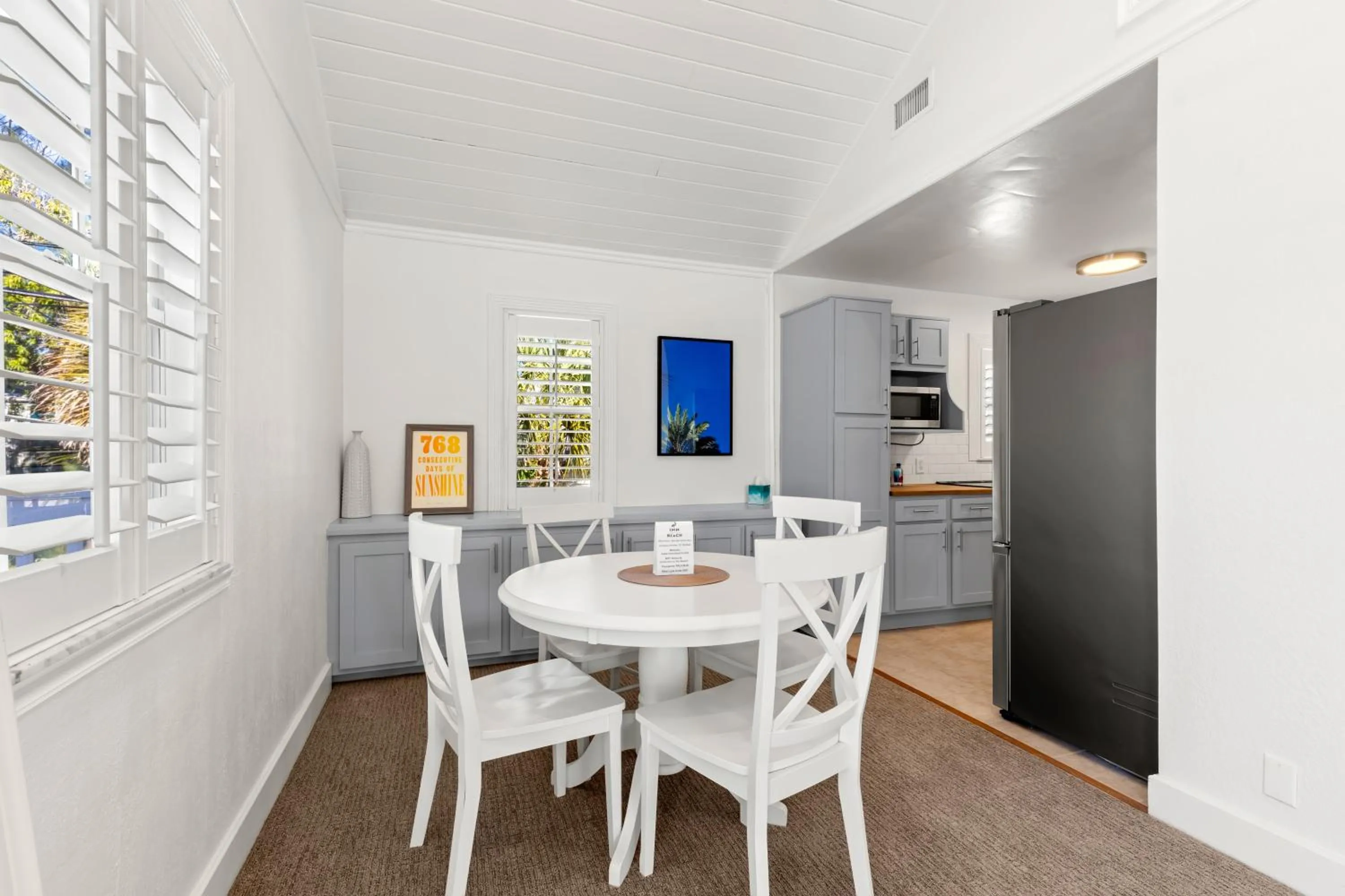 Dining area in Inn on the Beach