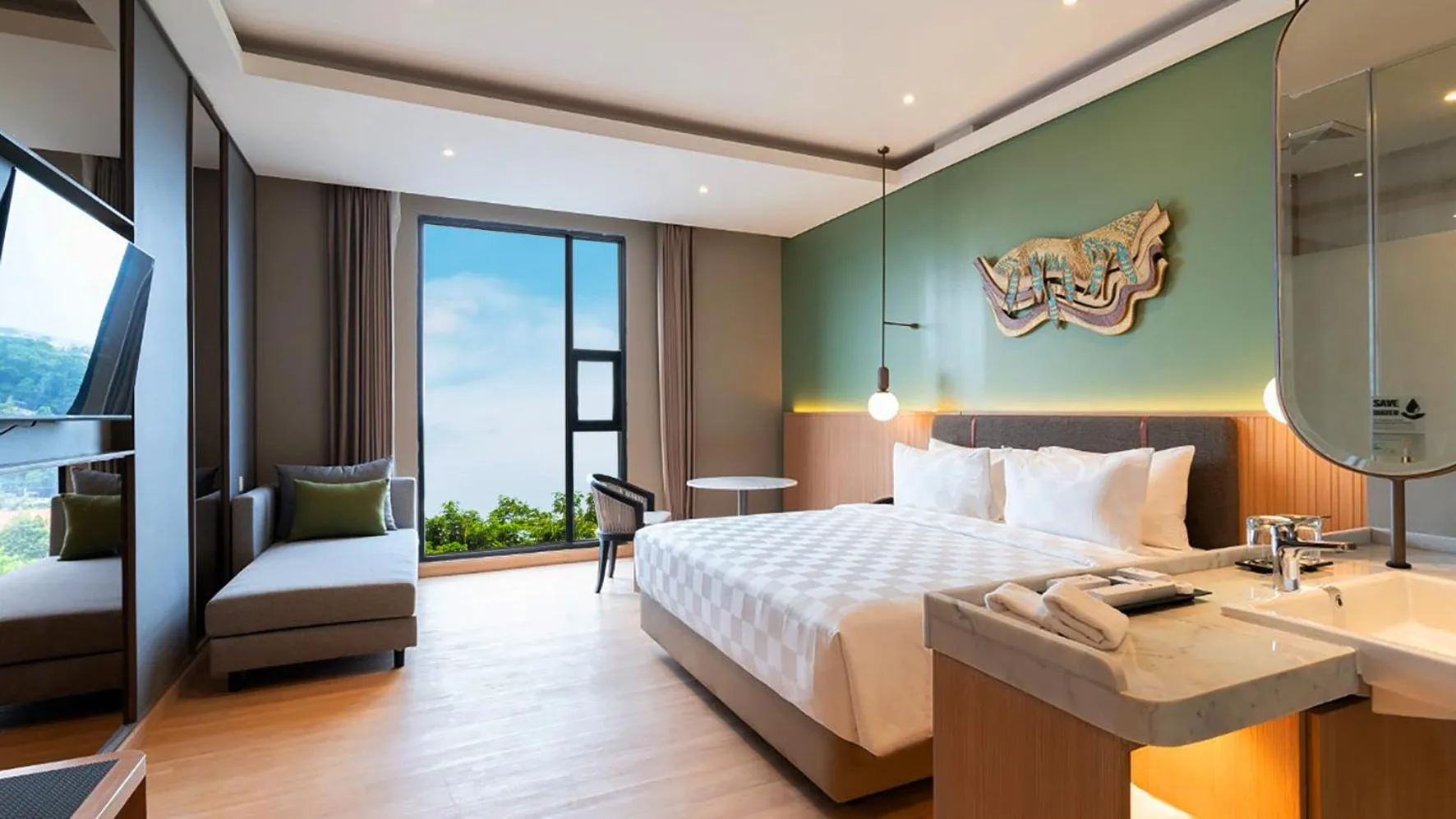 Bedroom, Bed in Swiss-Belinn Indramayu
