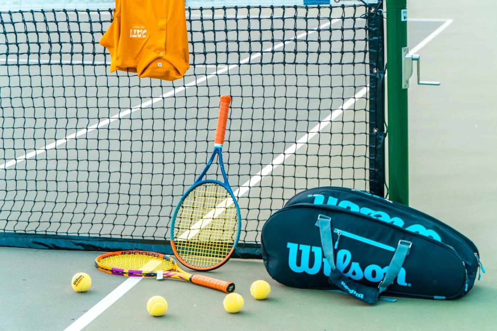Tennis court in JATI Koh Russey