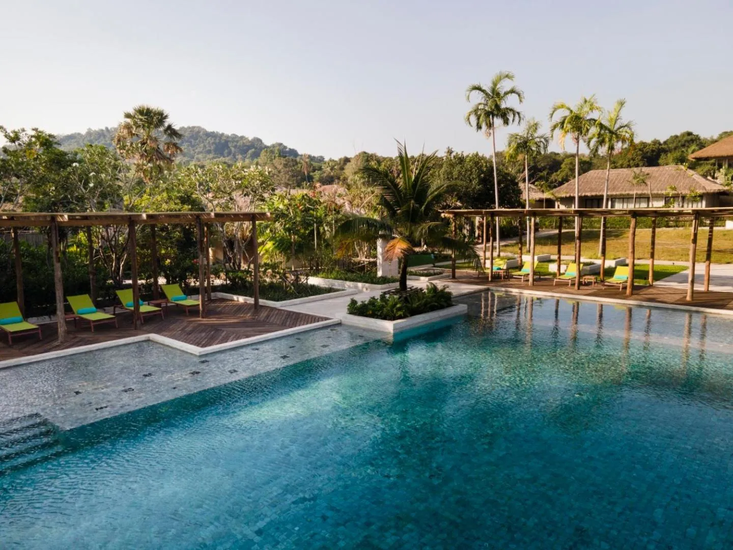 Swimming pool in JATI Koh Russey