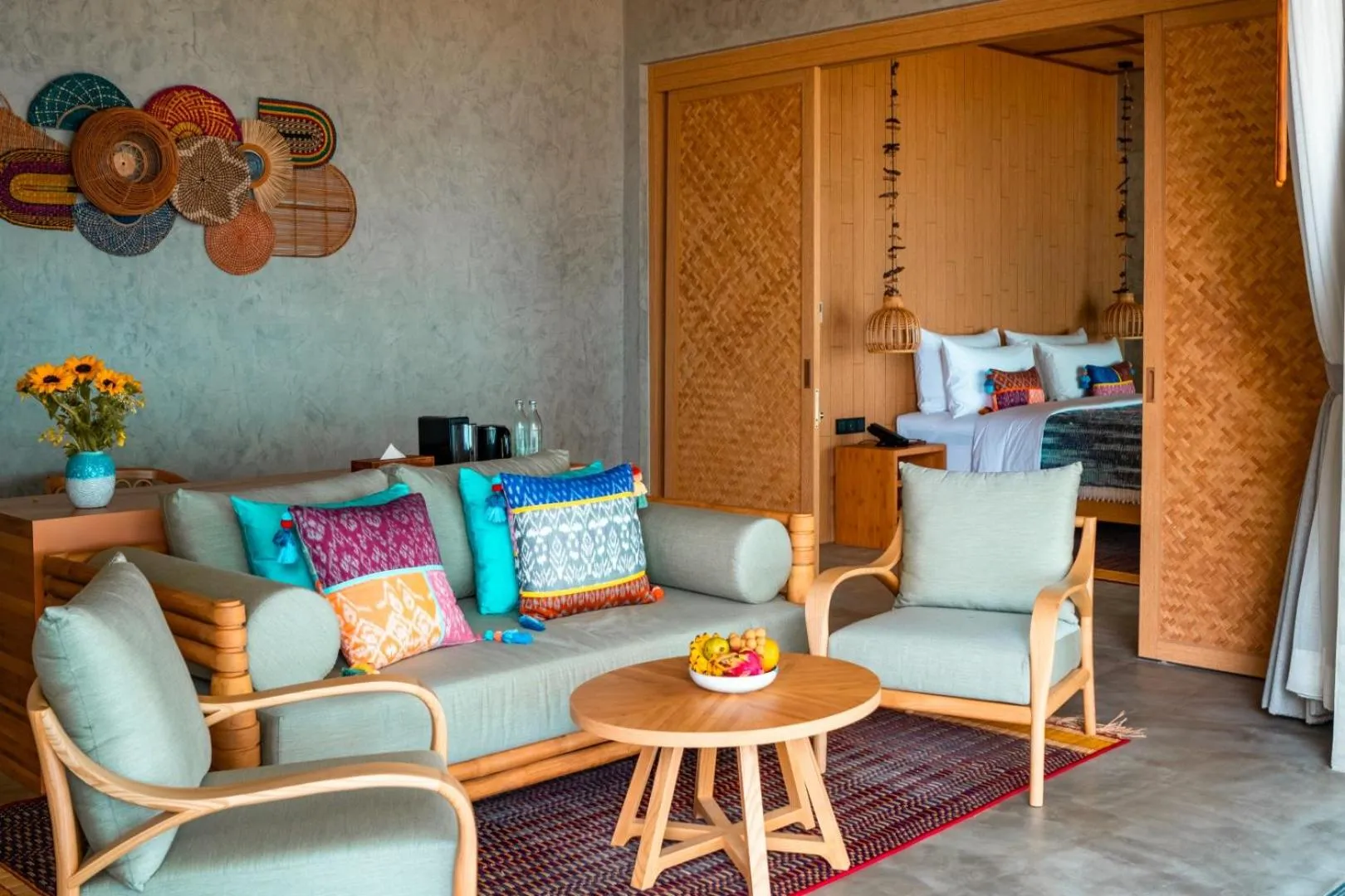 Living room in JATI Koh Russey