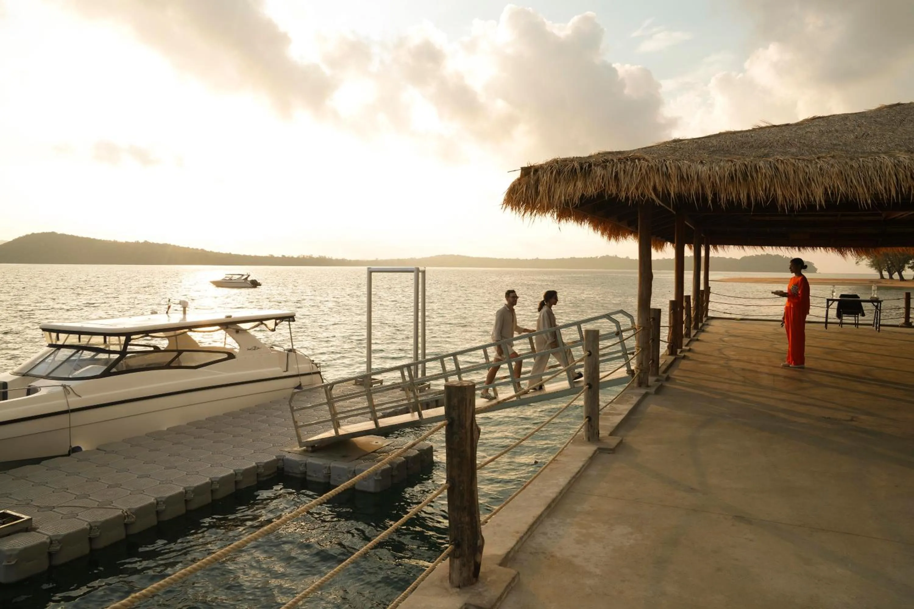 Facade/entrance in JATI Koh Russey