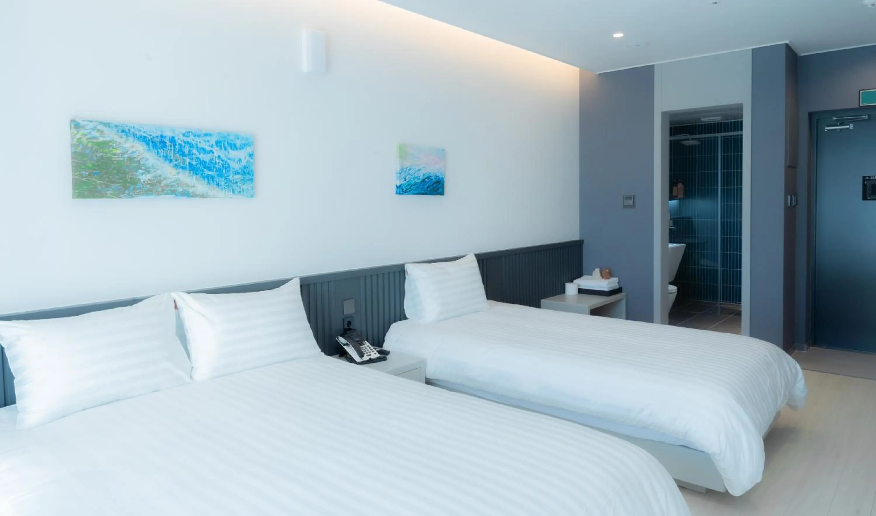 Bed in Hotel Sollavue