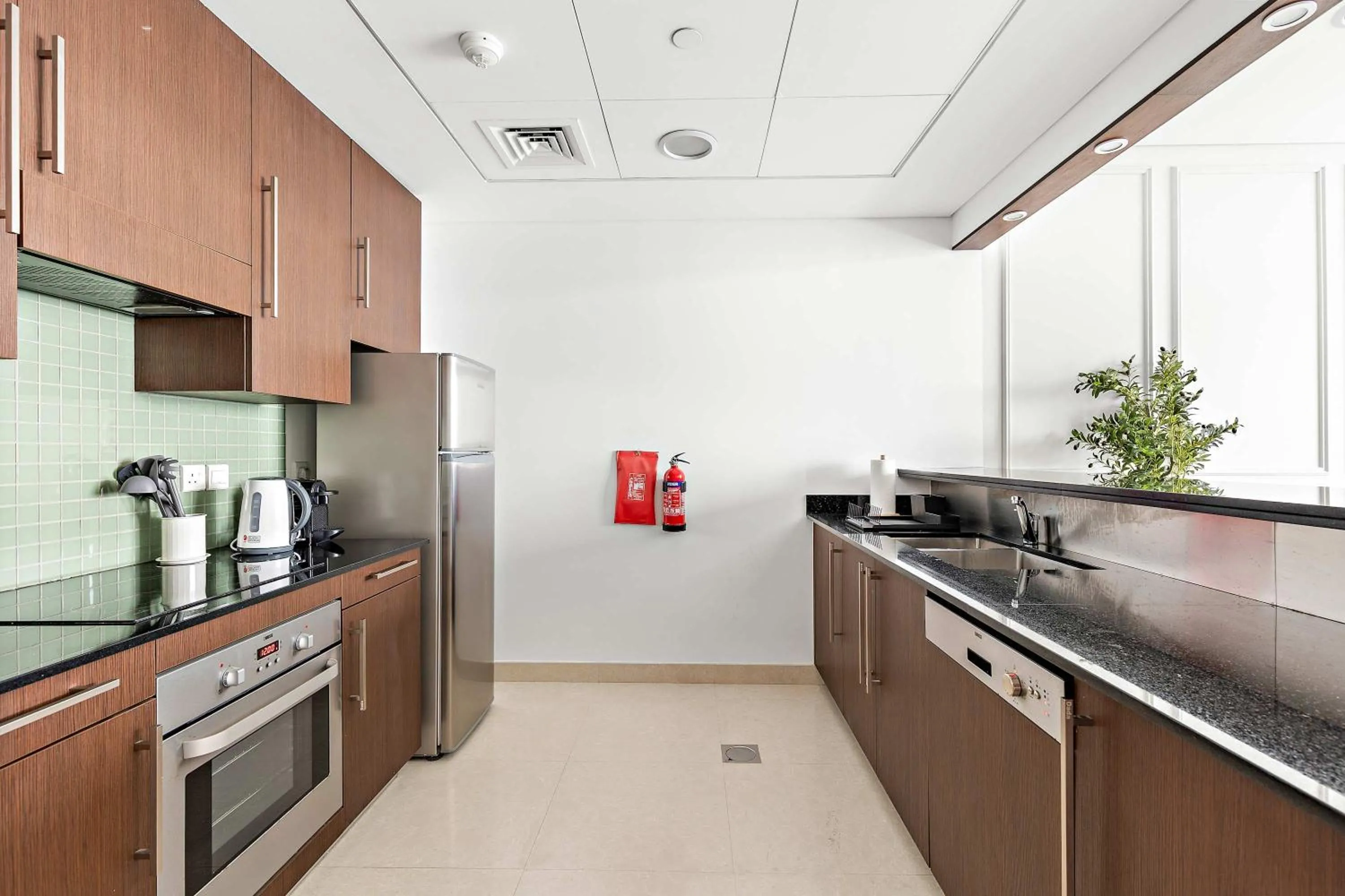 Kitchen or kitchenette in Silkhaus Burj Khalifa & Zaabeel View in Burj Daman