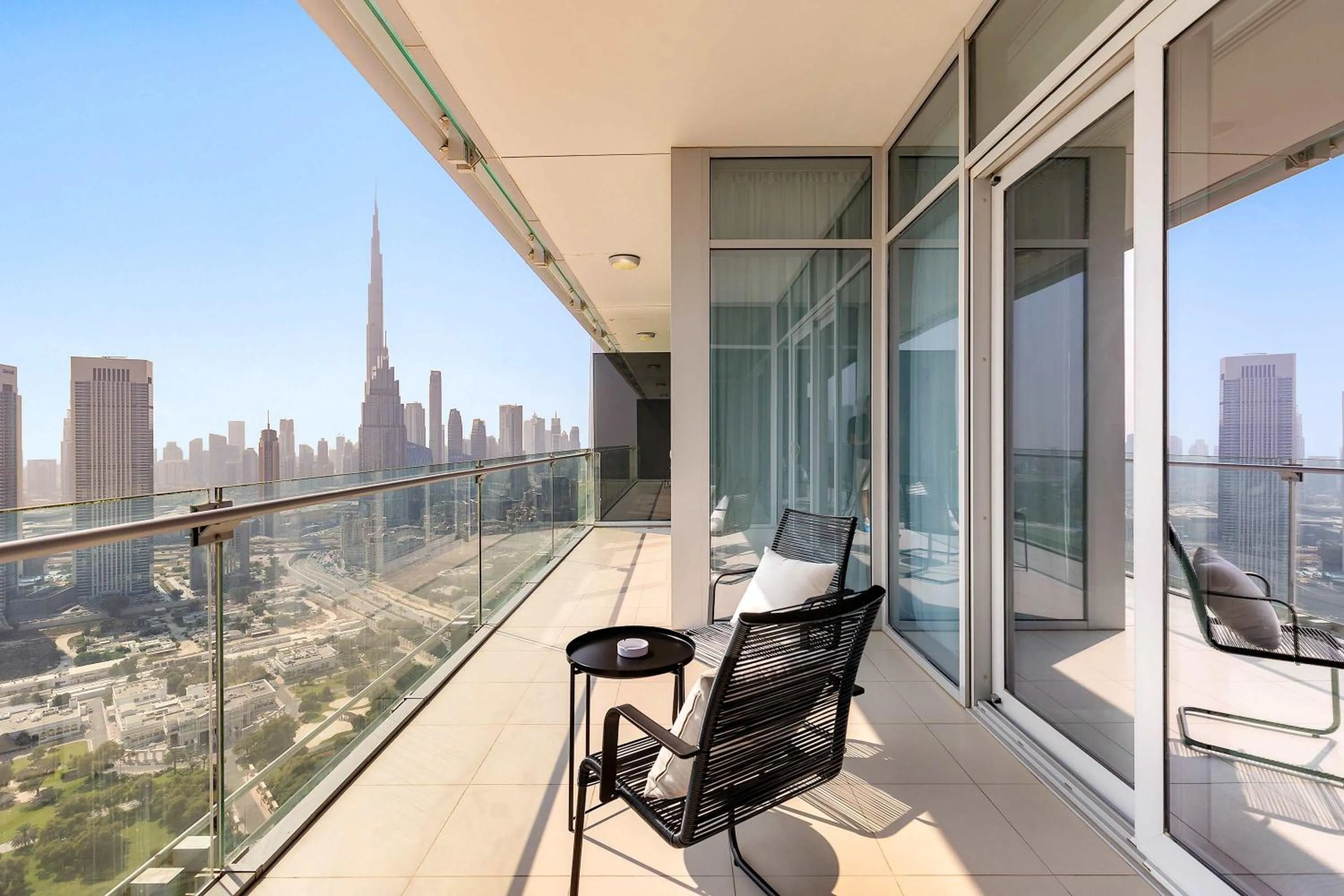 Balcony/Terrace in Silkhaus Burj Khalifa & Zaabeel View in Burj Daman