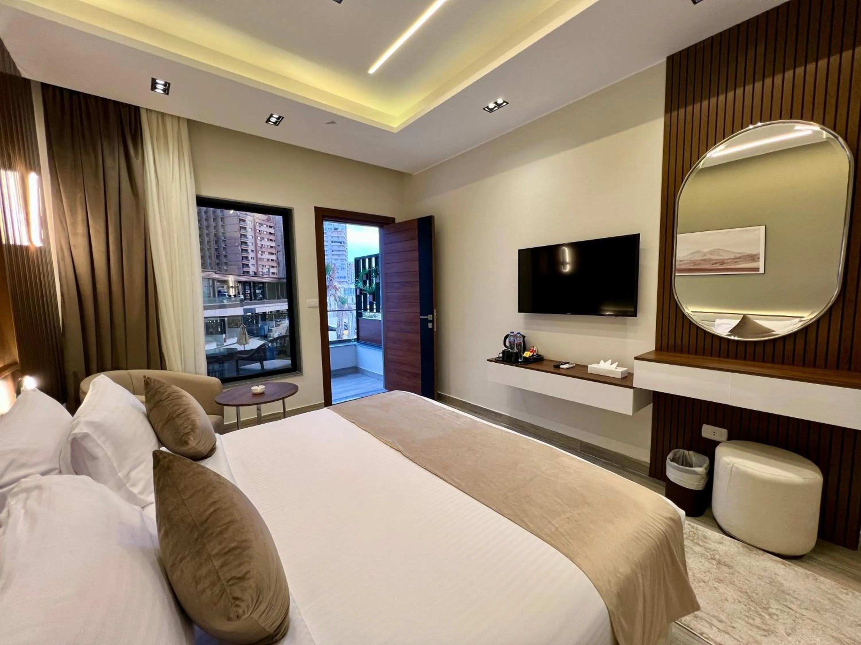 Photo of the whole room, Bed in XU San Stefano Hotel Alexandria