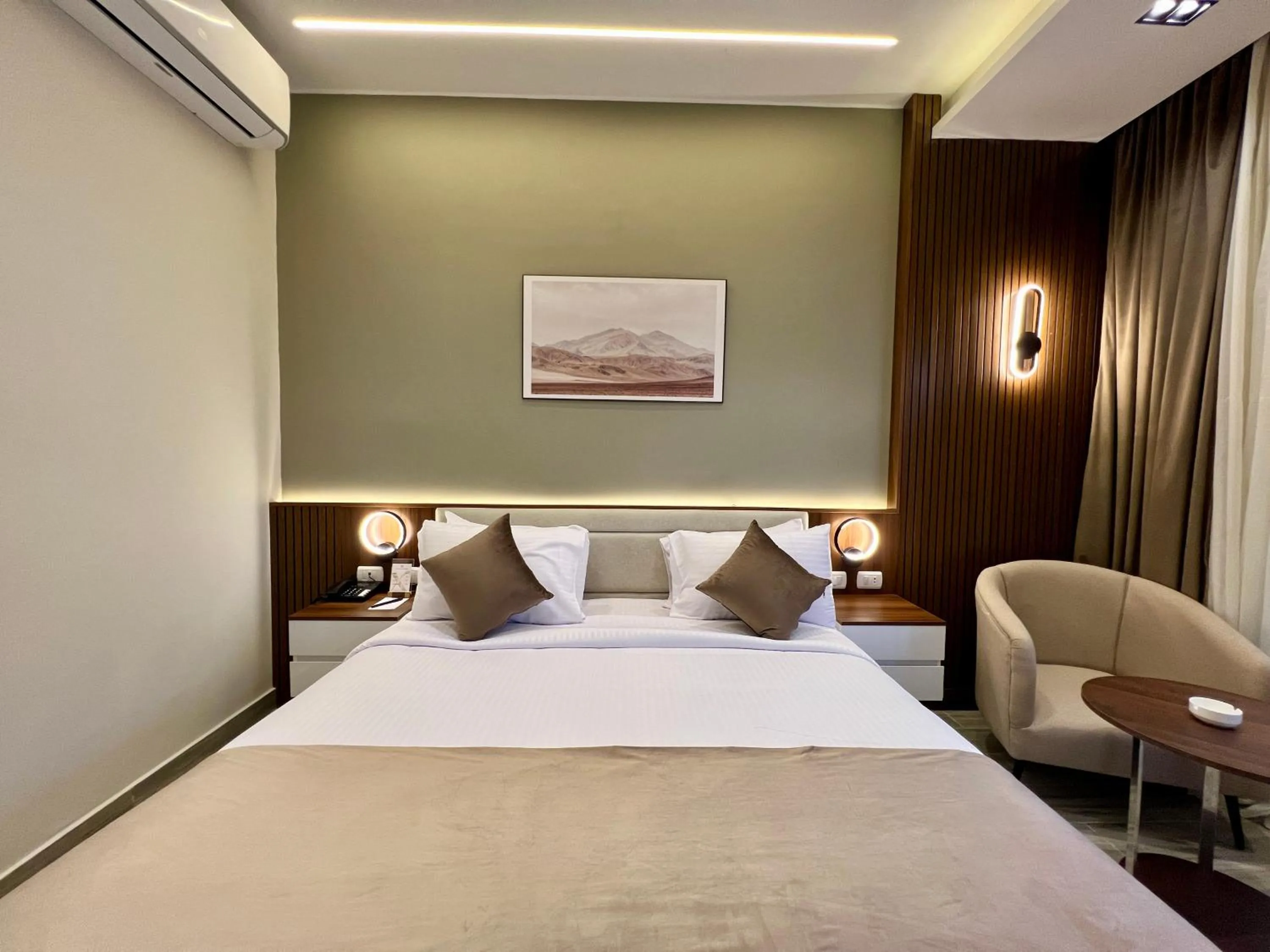 Bed in XU San Stefano Hotel Alexandria