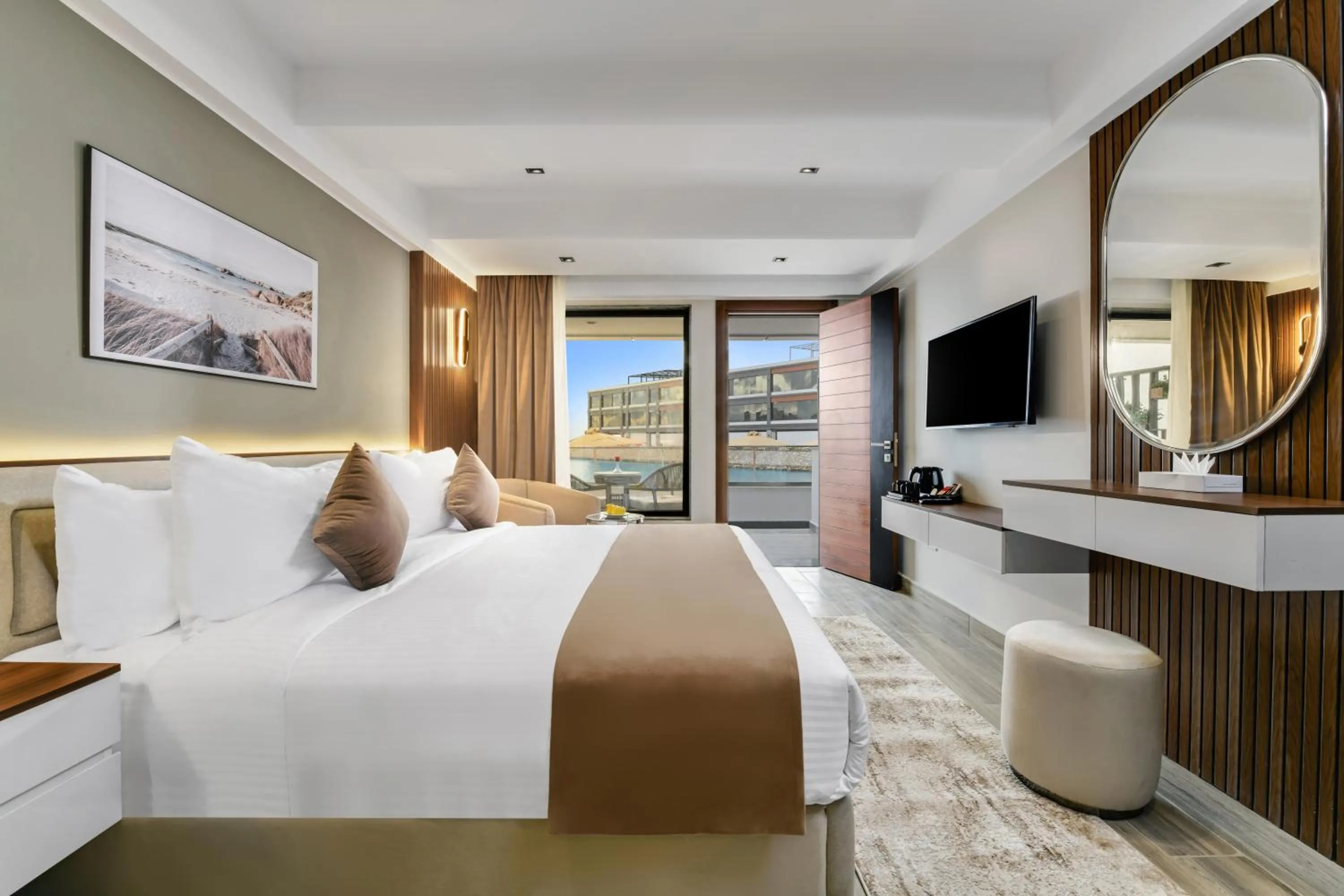 Photo of the whole room, Bed in XU San Stefano Hotel Alexandria