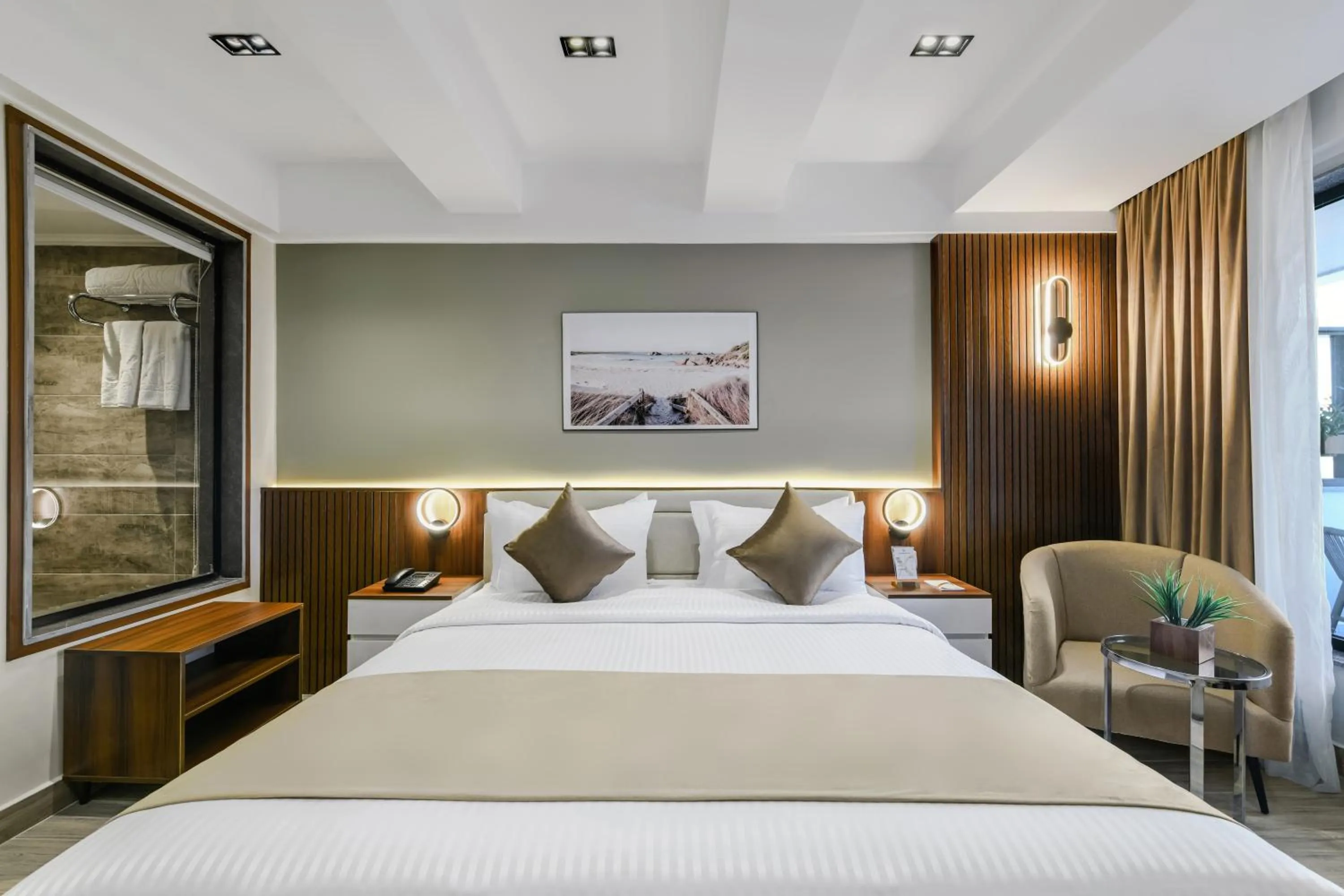 Bedroom, Bed in XU San Stefano Hotel Alexandria