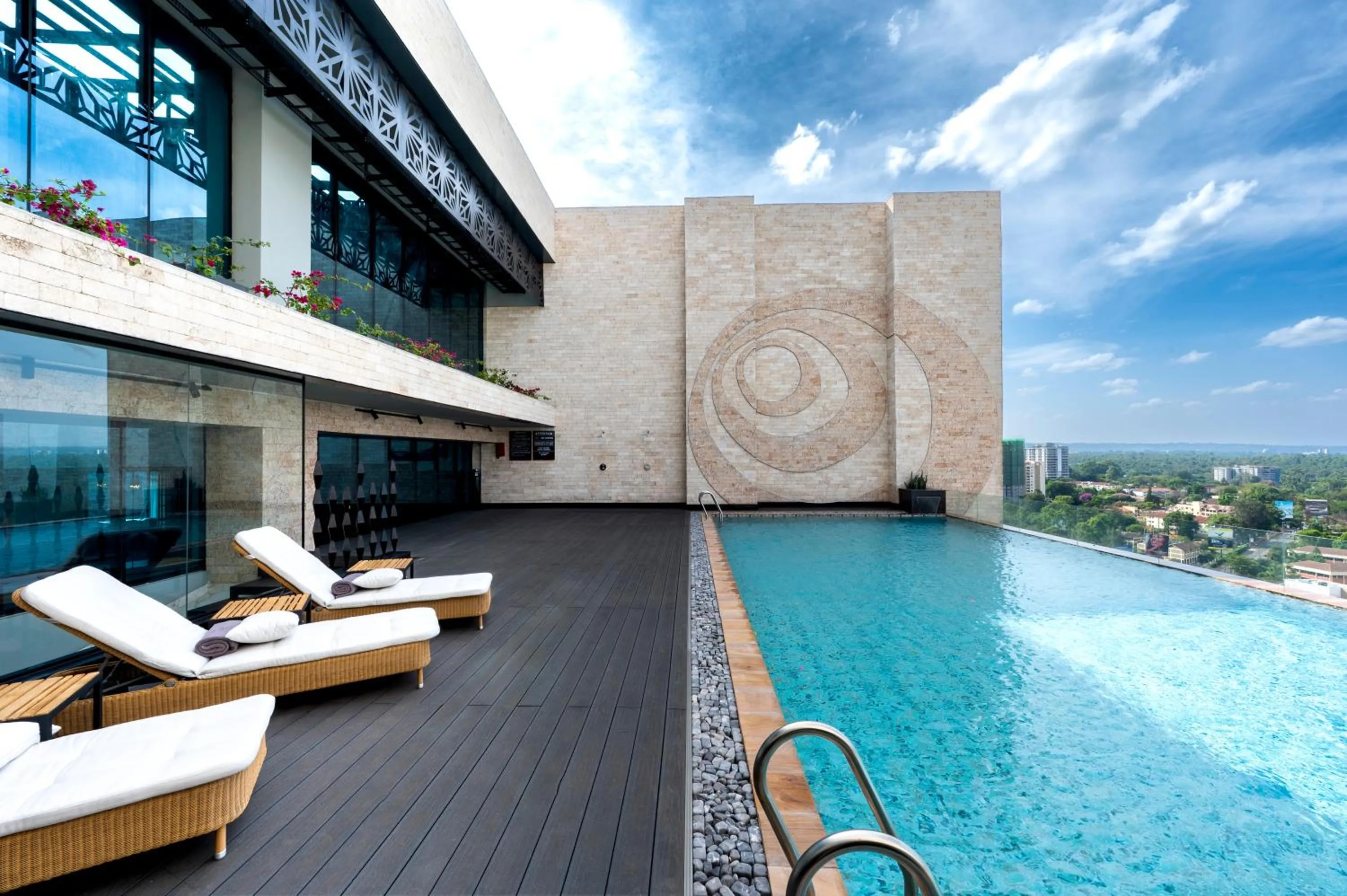 Pool view in Hyatt House Nairobi Westlands