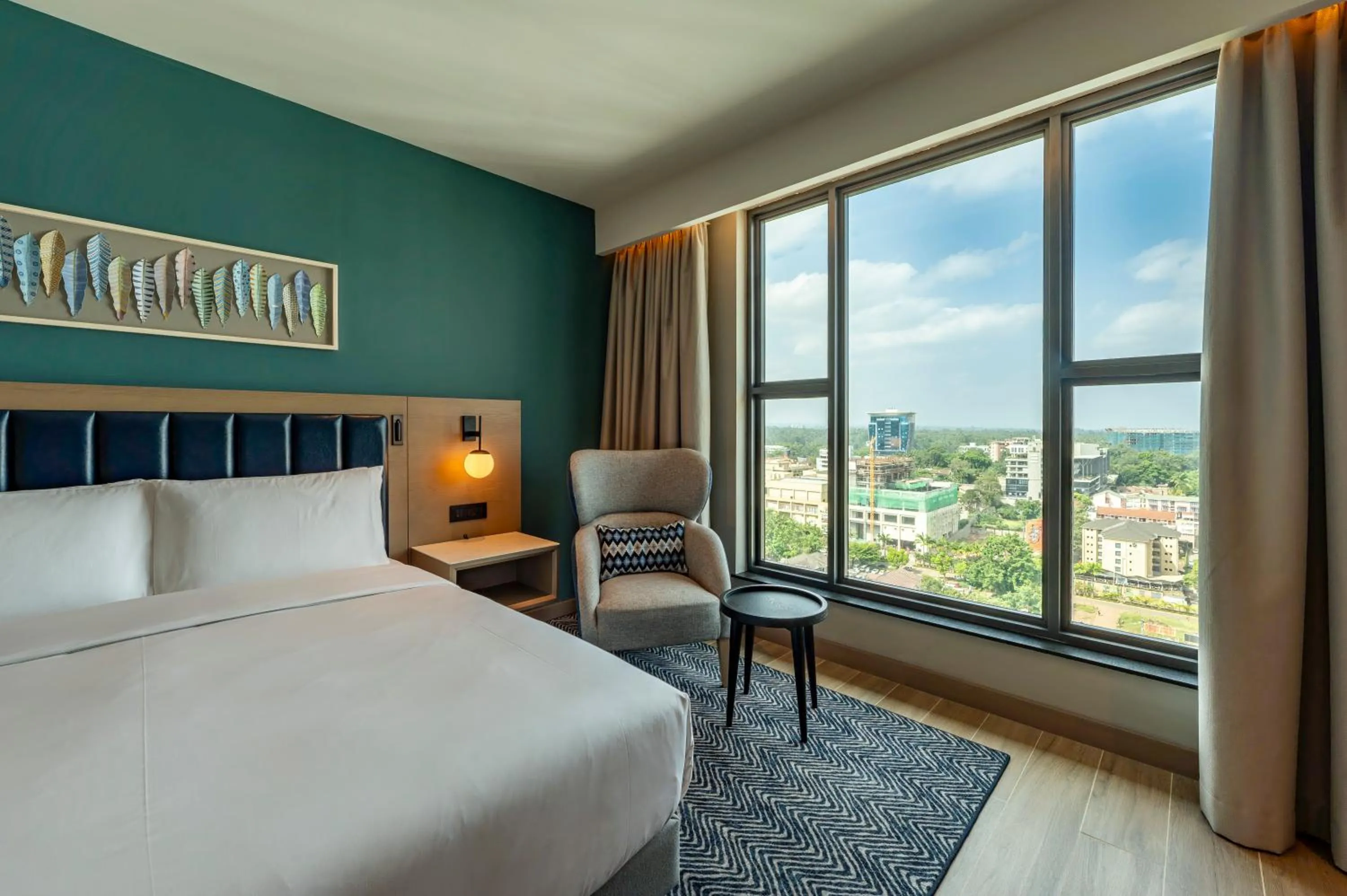 Bed in Hyatt House Nairobi Westlands