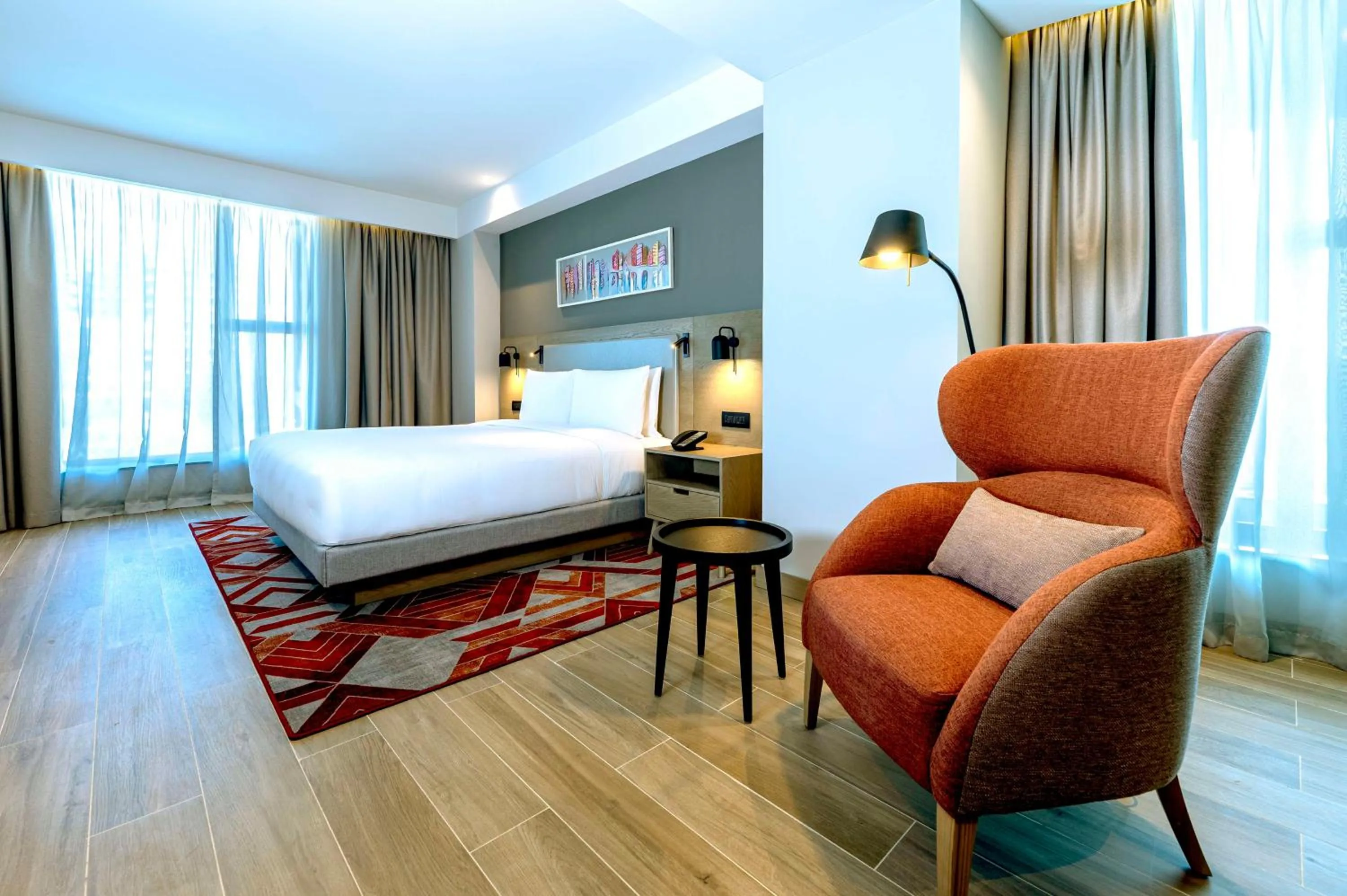 Bed in Hyatt House Nairobi Westlands