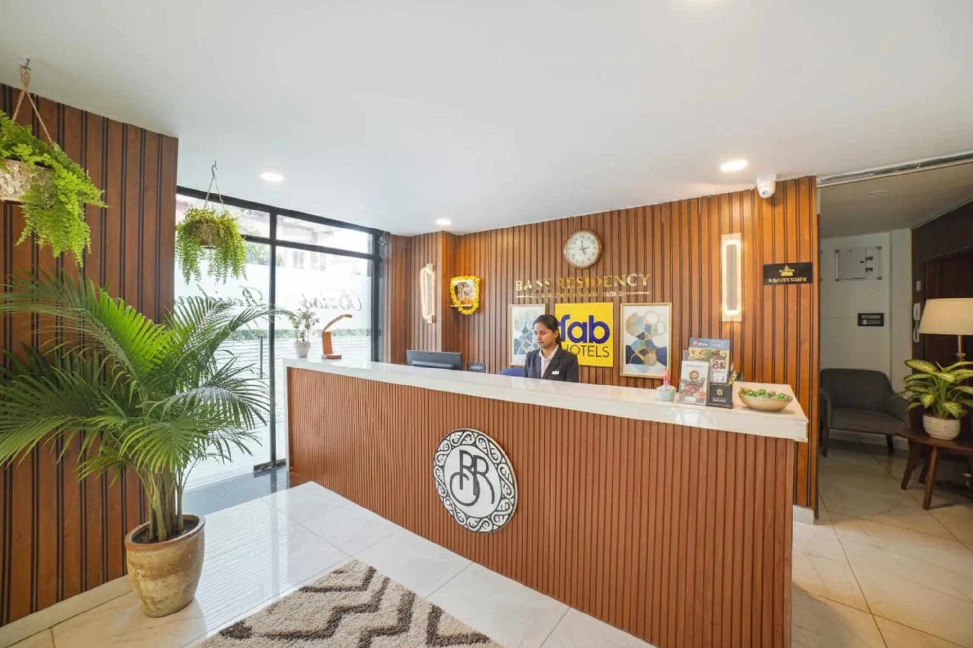 Lobby or reception in FabHotel Bliss Residency