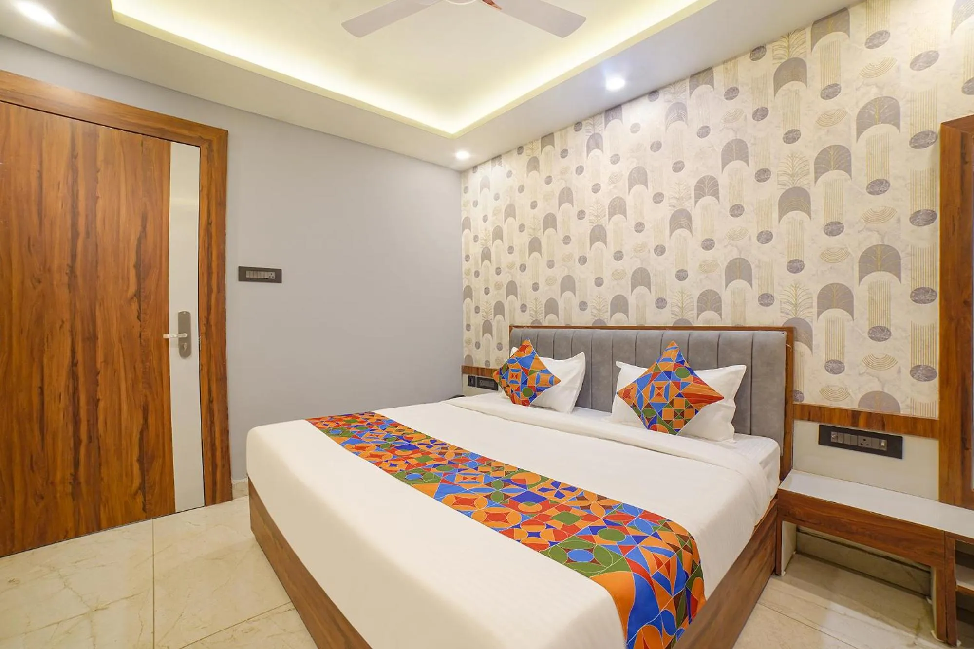 Bed in FabHotel Bliss Residency