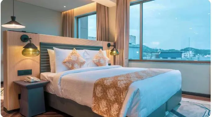 Bed in Ramada Encore By Wyndham Bhiwadi Phool Bagh Chowk