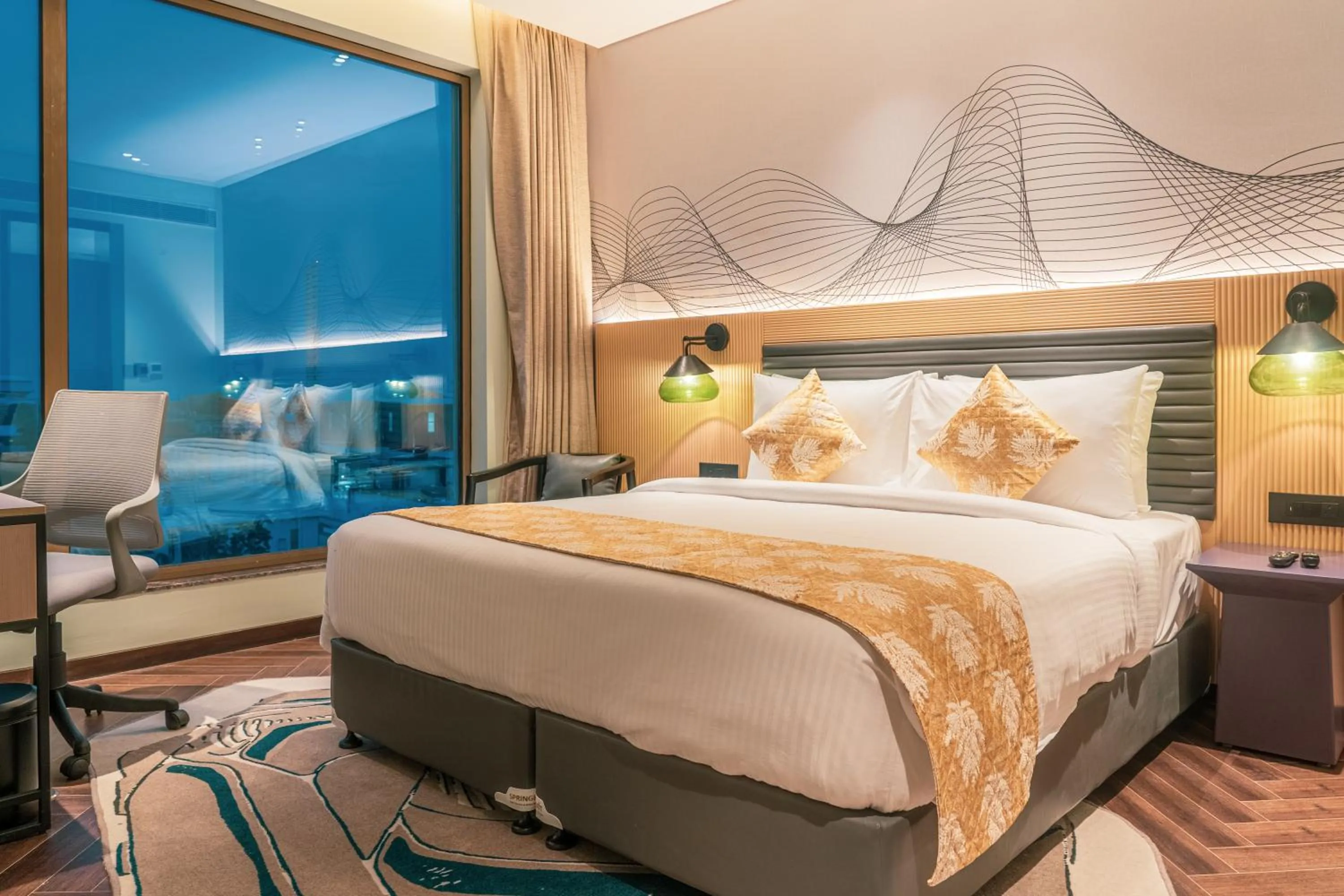 Bed in Ramada Encore By Wyndham Bhiwadi Phool Bagh Chowk