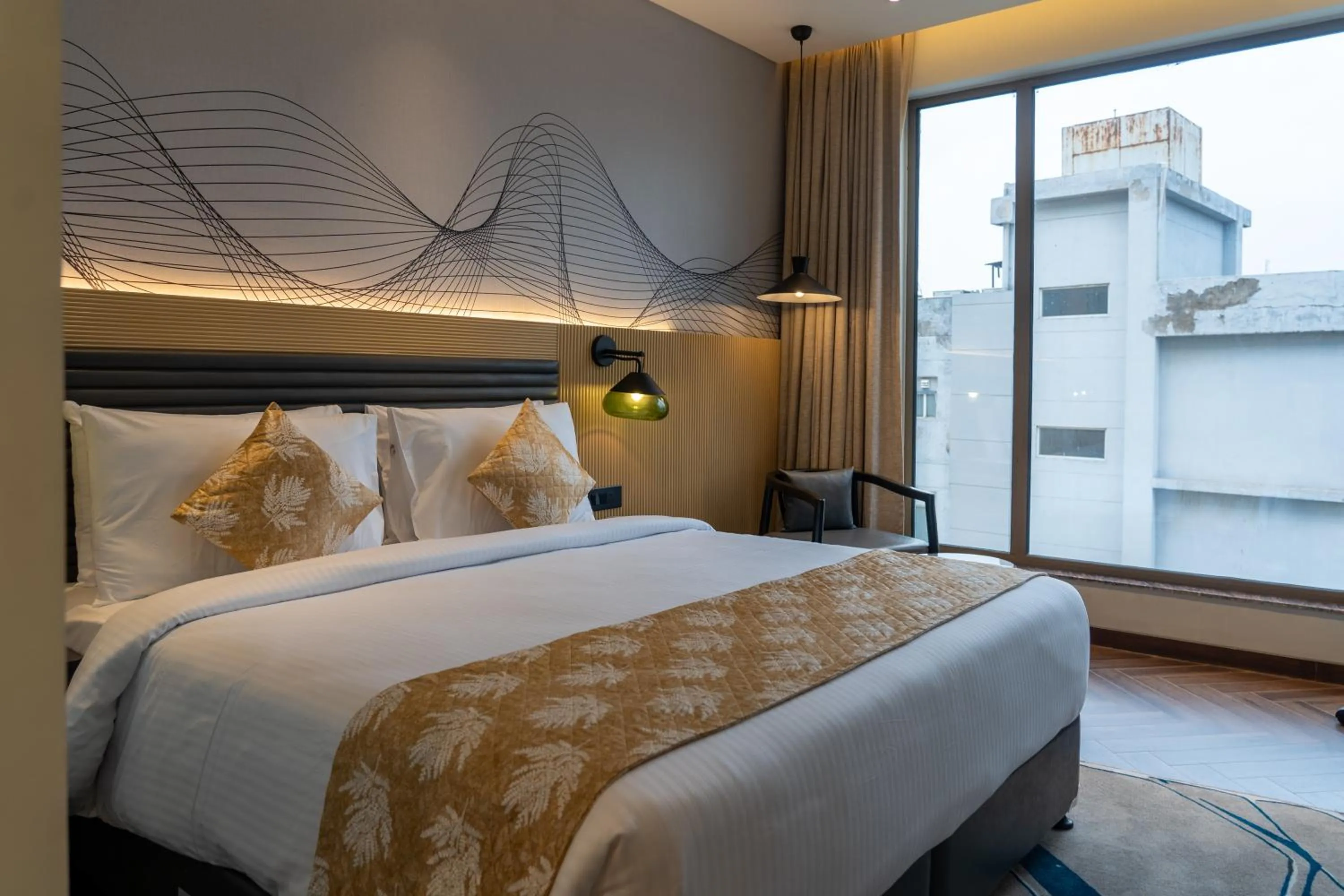 Bed in Ramada Encore By Wyndham Bhiwadi Phool Bagh Chowk