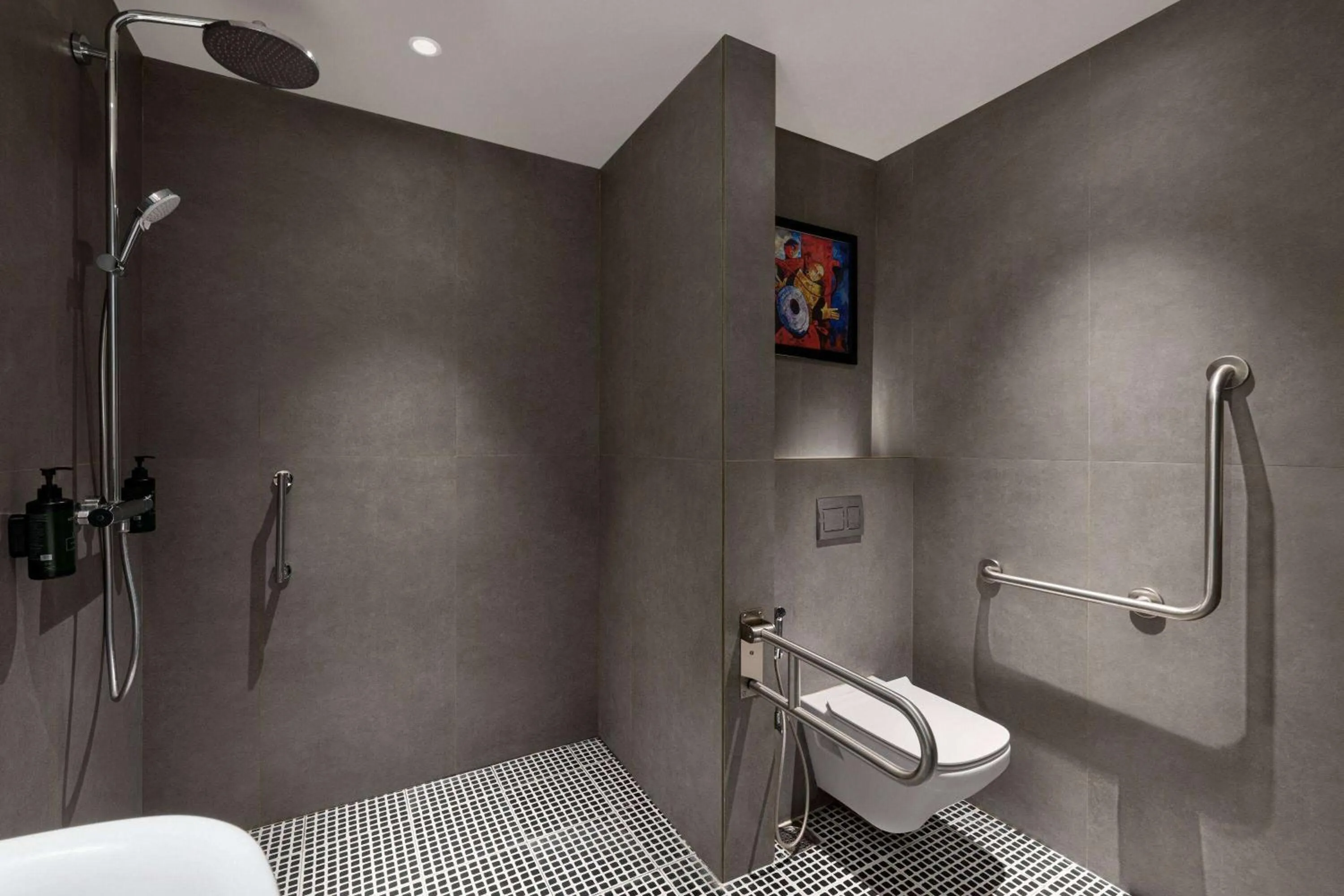 Shower in Ramada Encore By Wyndham Bhiwadi Phool Bagh Chowk