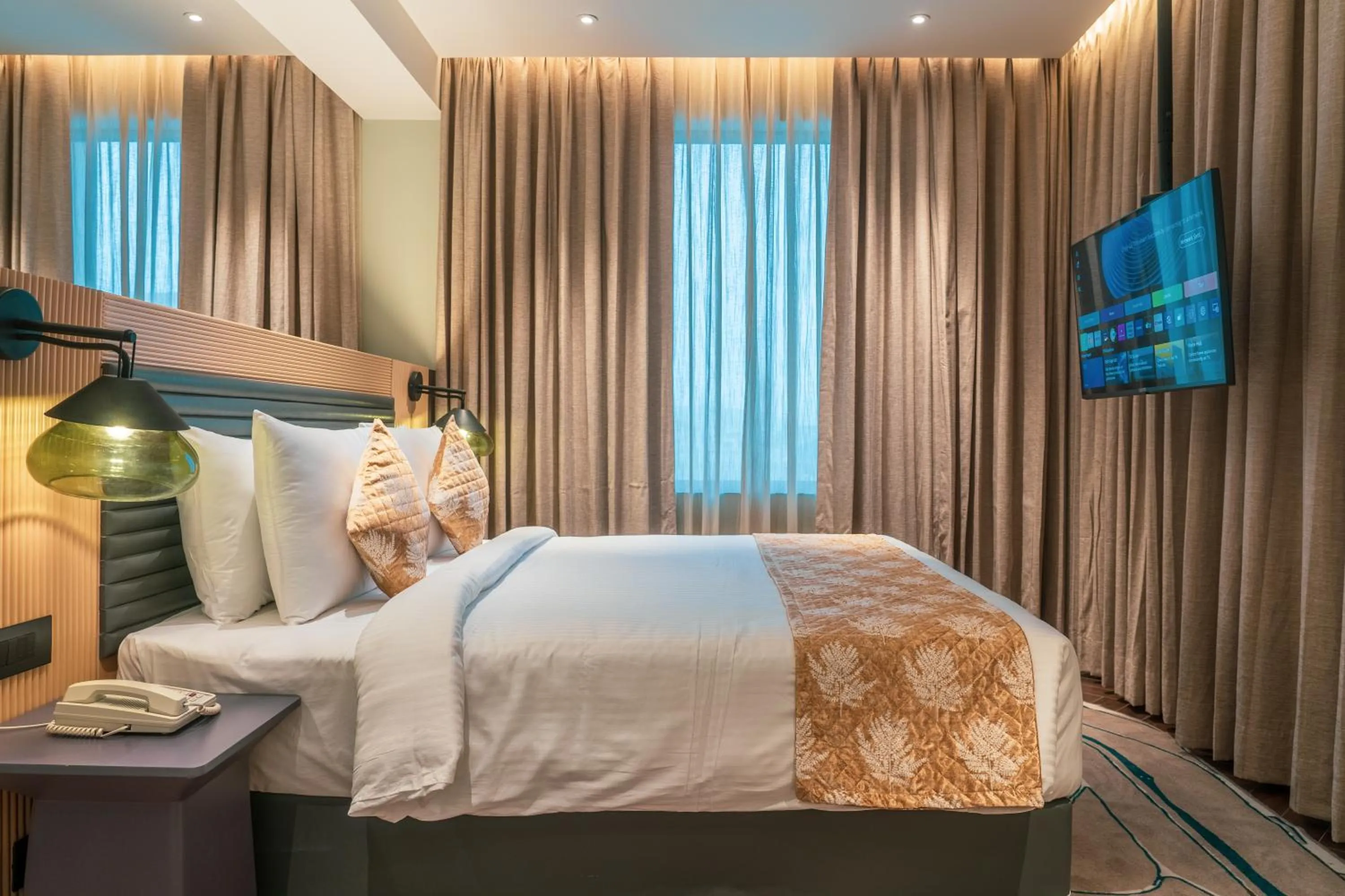 Bed in Ramada Encore By Wyndham Bhiwadi Phool Bagh Chowk