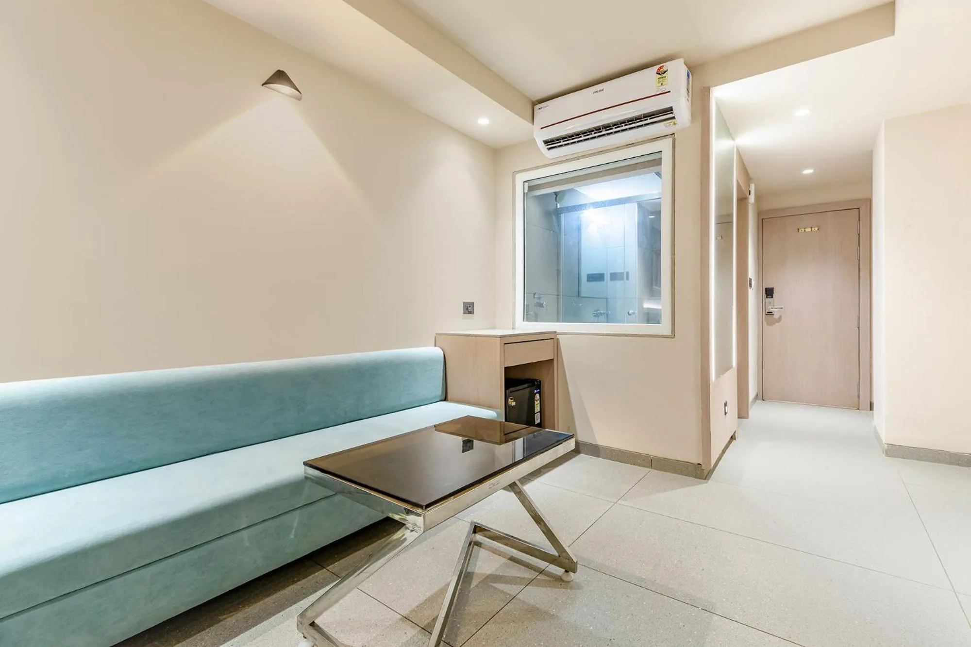 Seating area in FabHotel Red Vibe