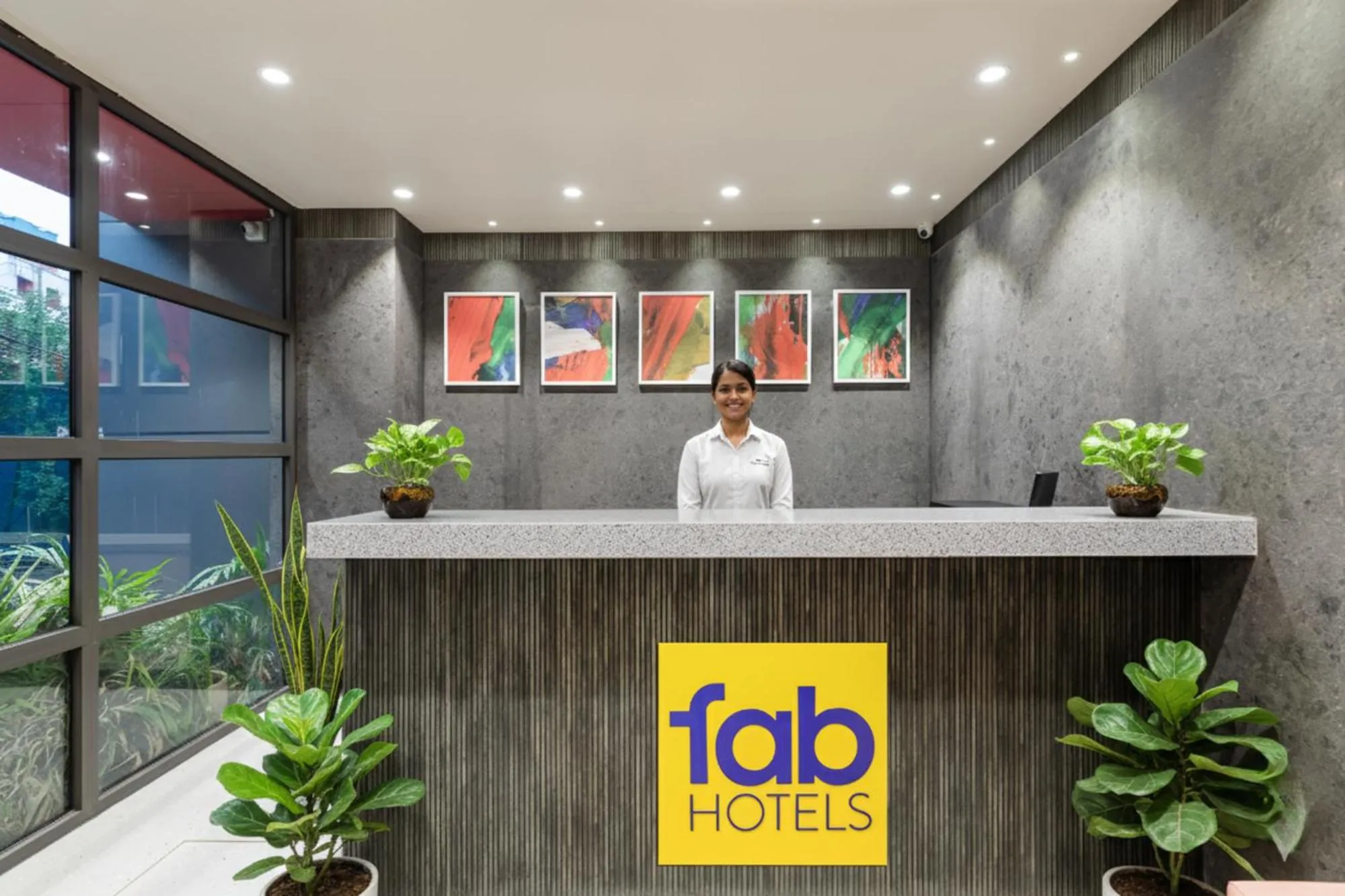 Lobby or reception in FabHotel Red Vibe