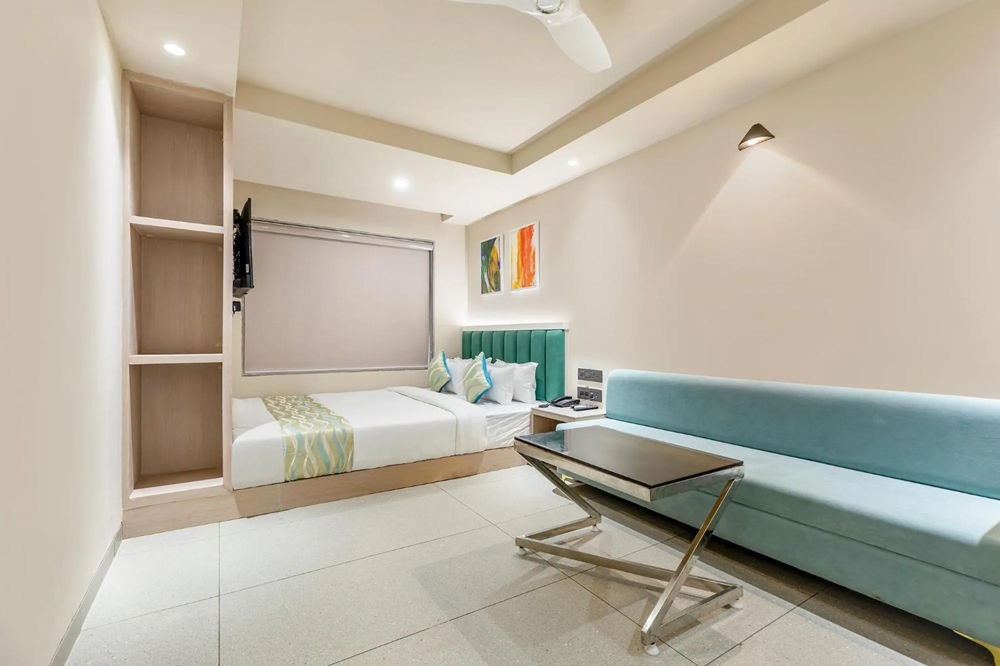 Bed in FabHotel Red Vibe