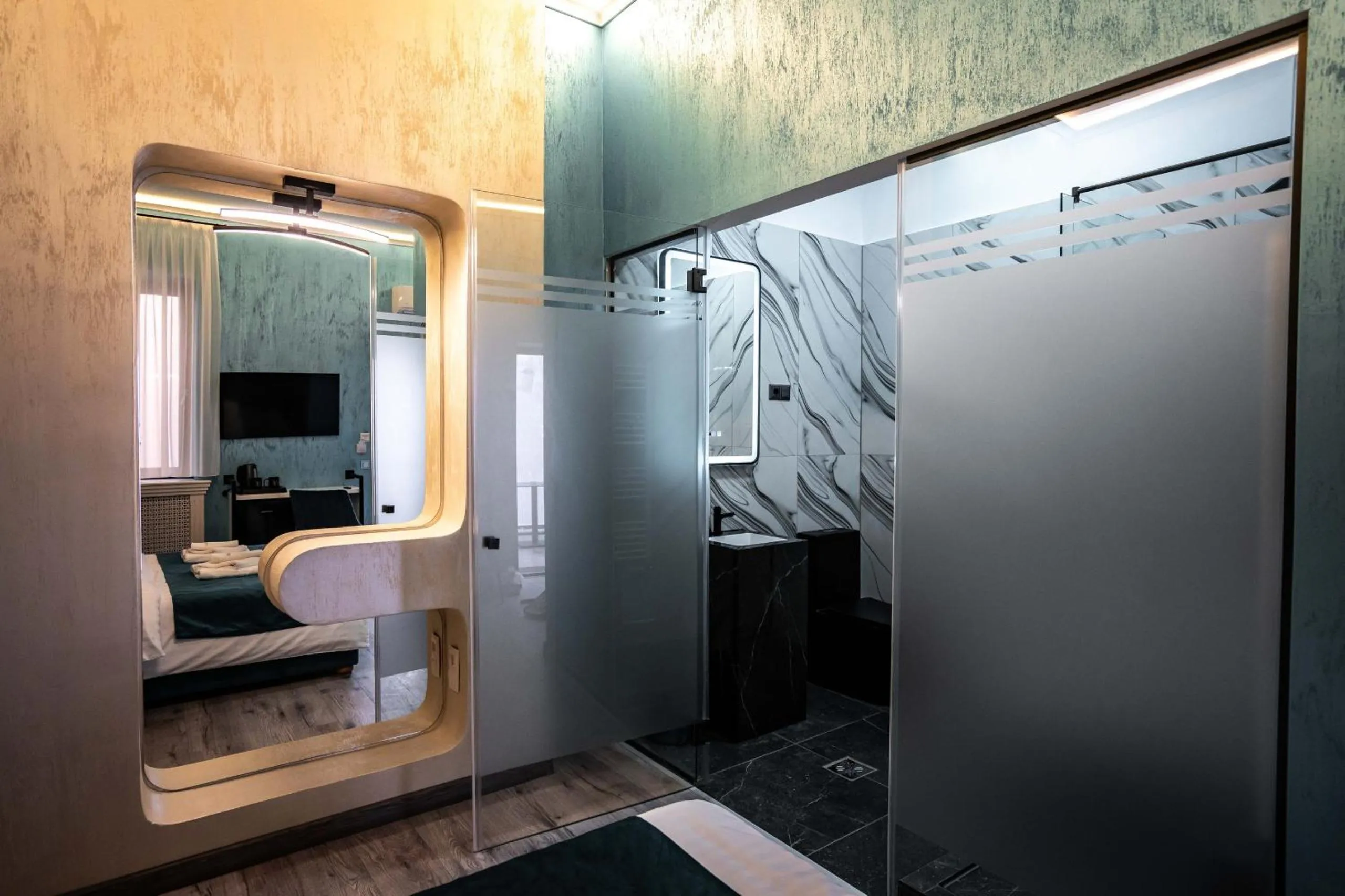 Bathroom in City Boutique Hotel Reghin