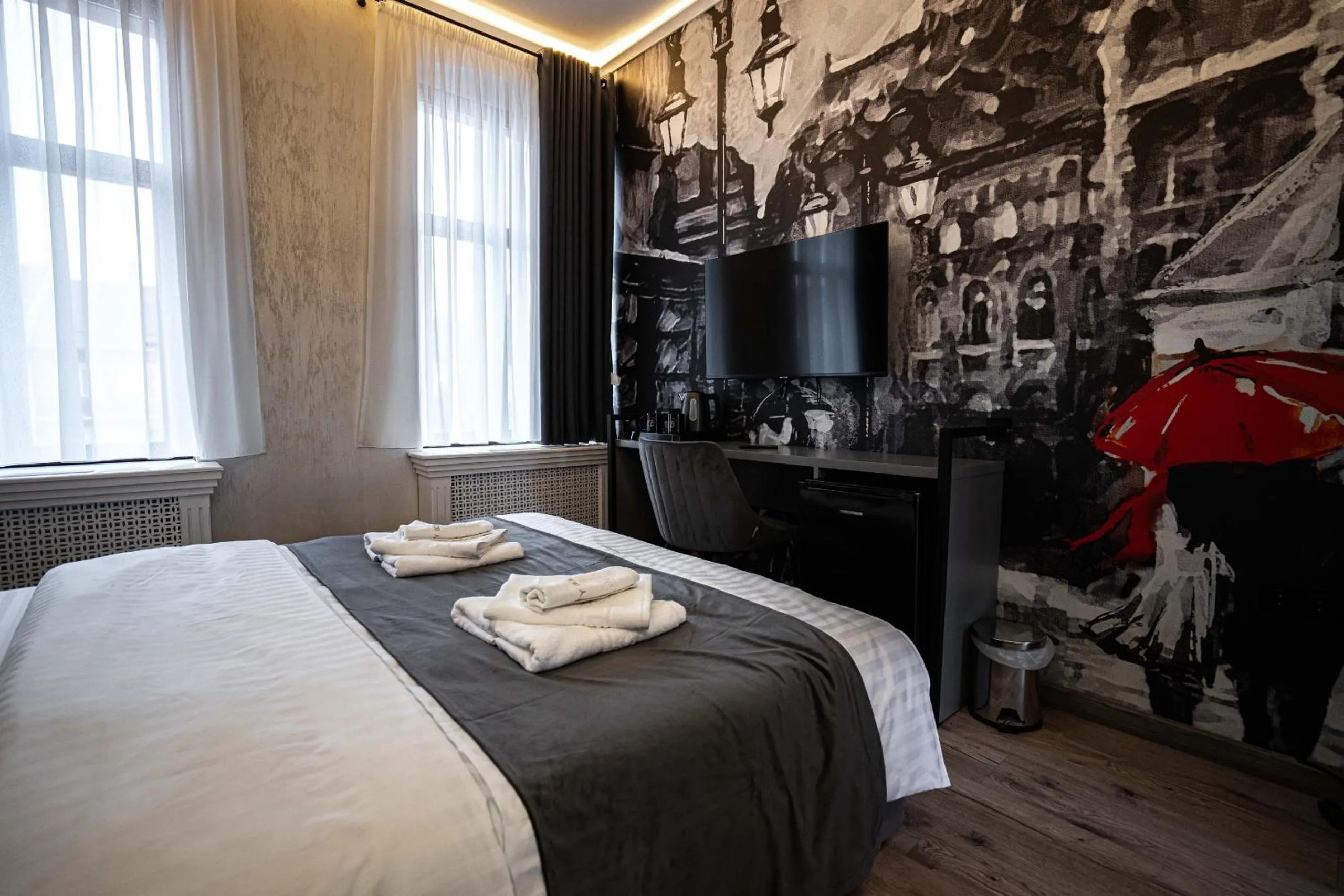 Photo of the whole room, Bed in City Boutique Hotel Reghin