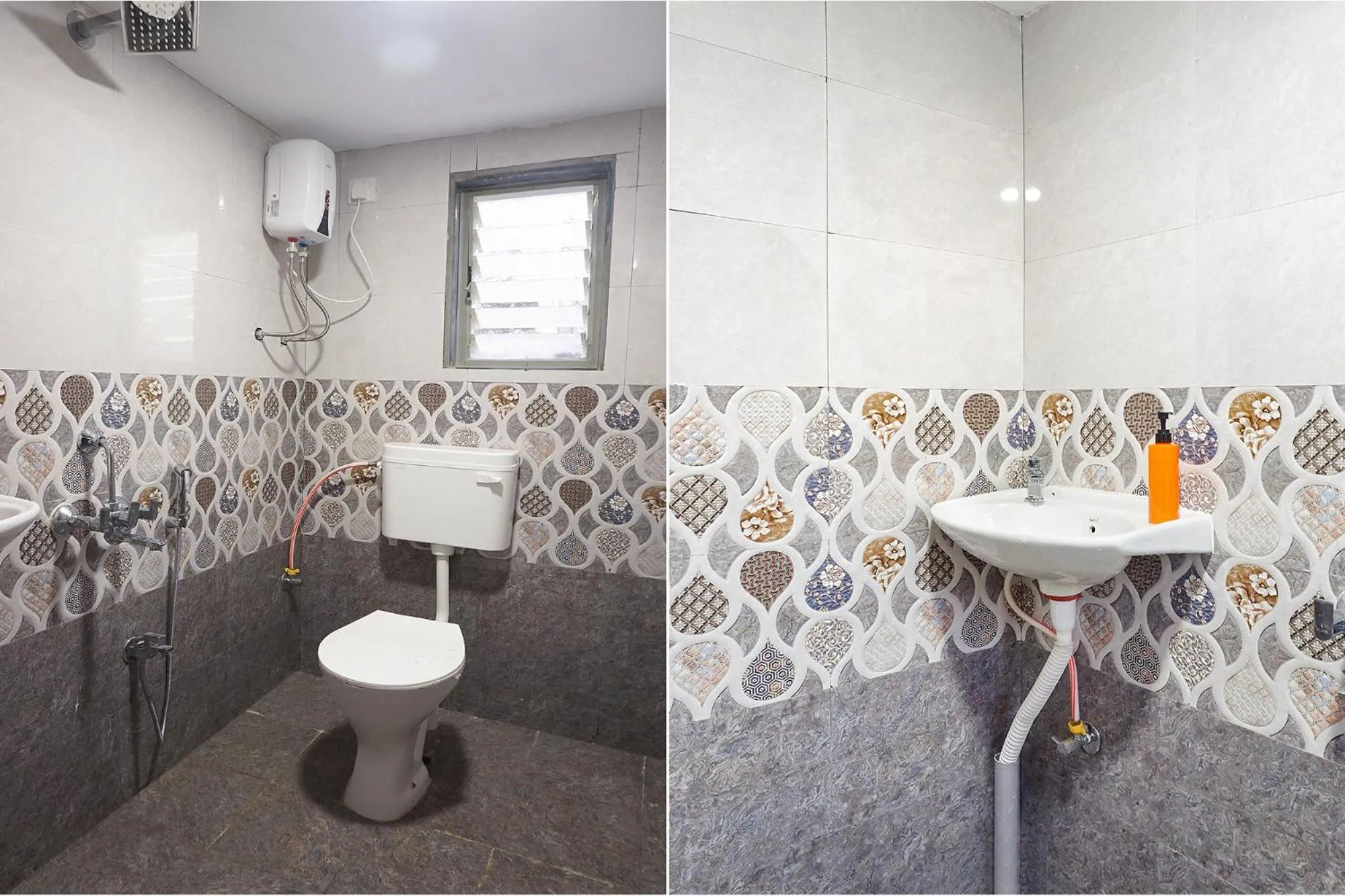 Bathroom in FabHotel New Falcon Inn