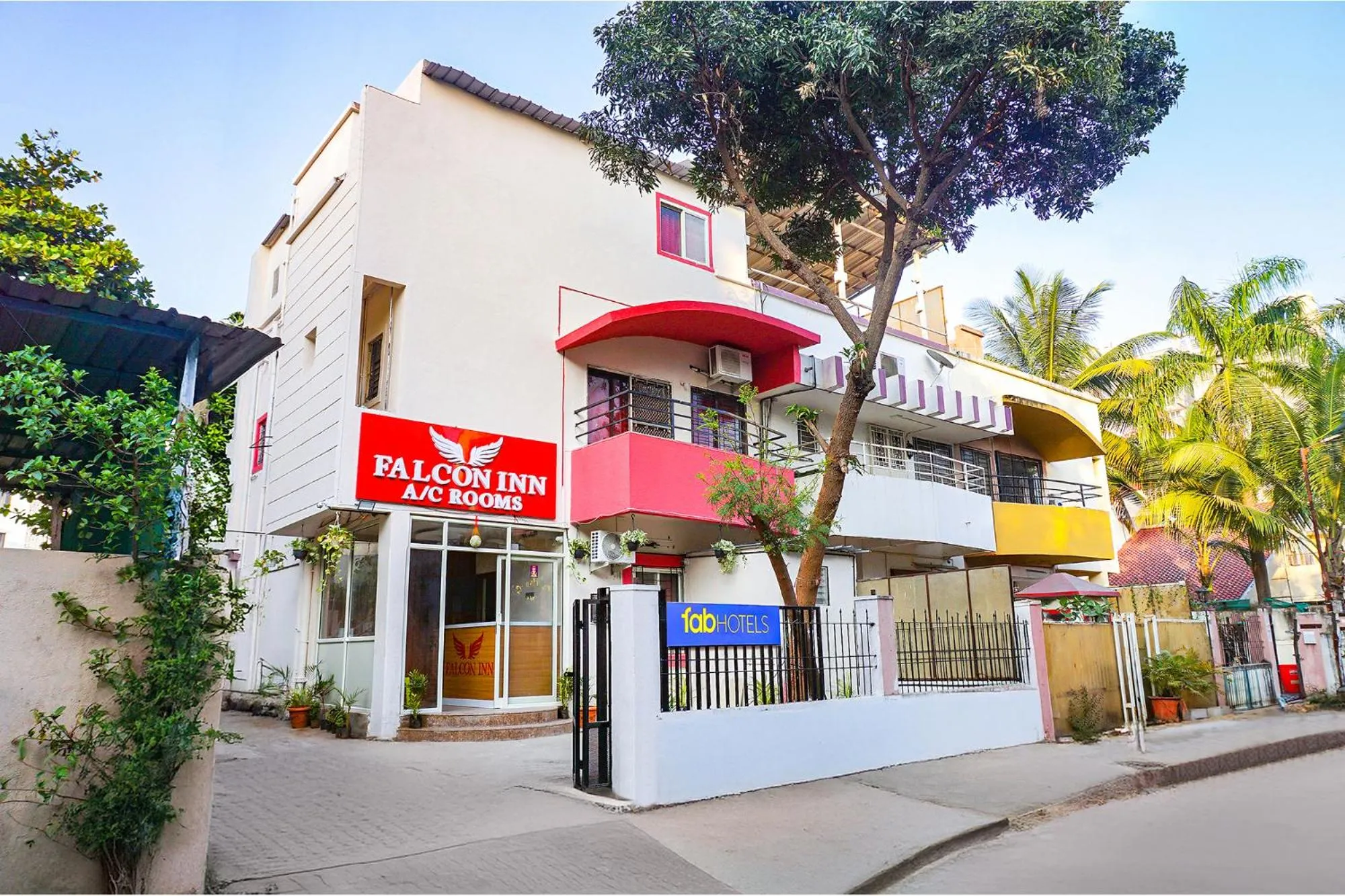 Property building in FabHotel New Falcon Inn