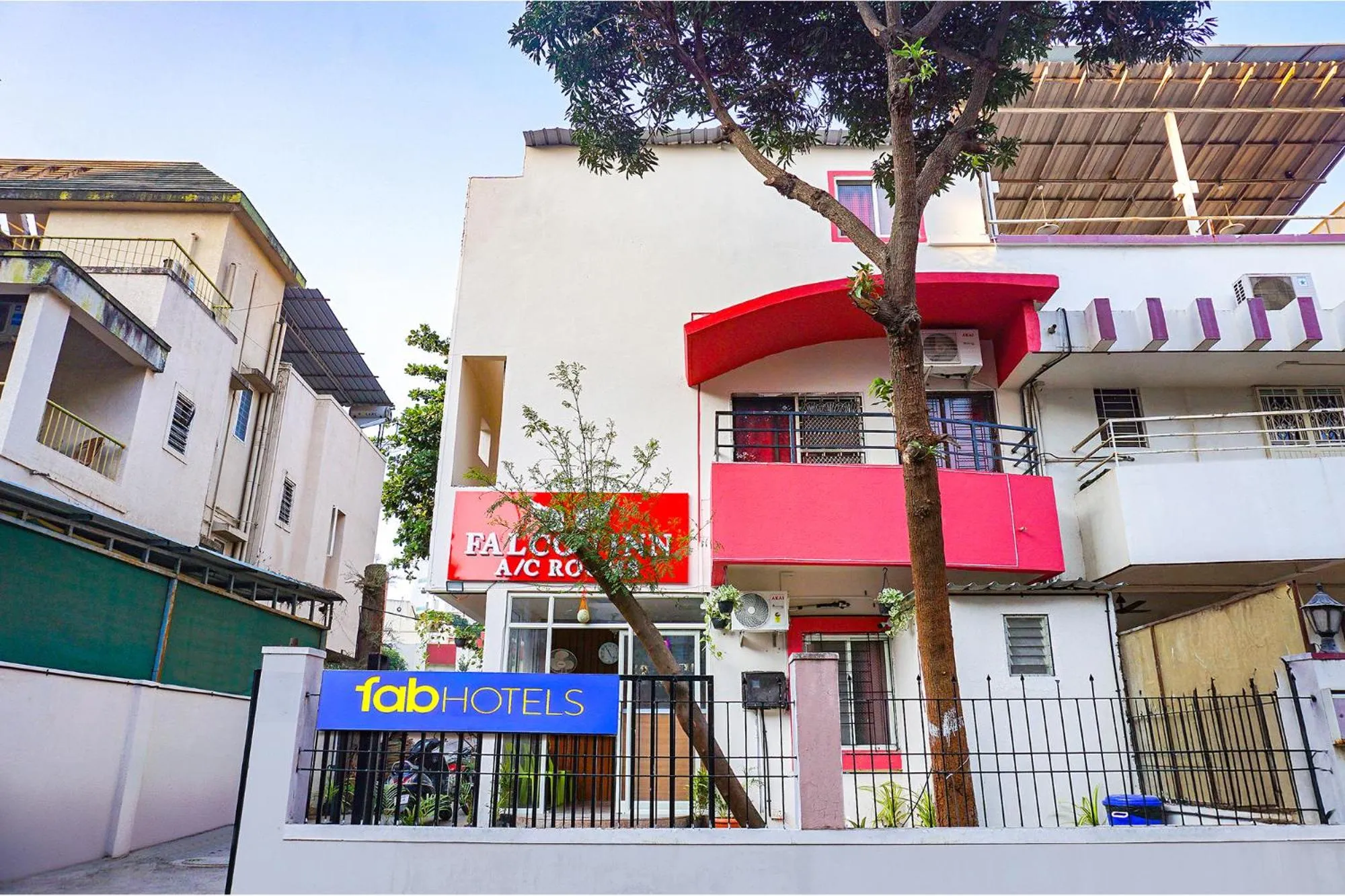 Property building in FabHotel New Falcon Inn