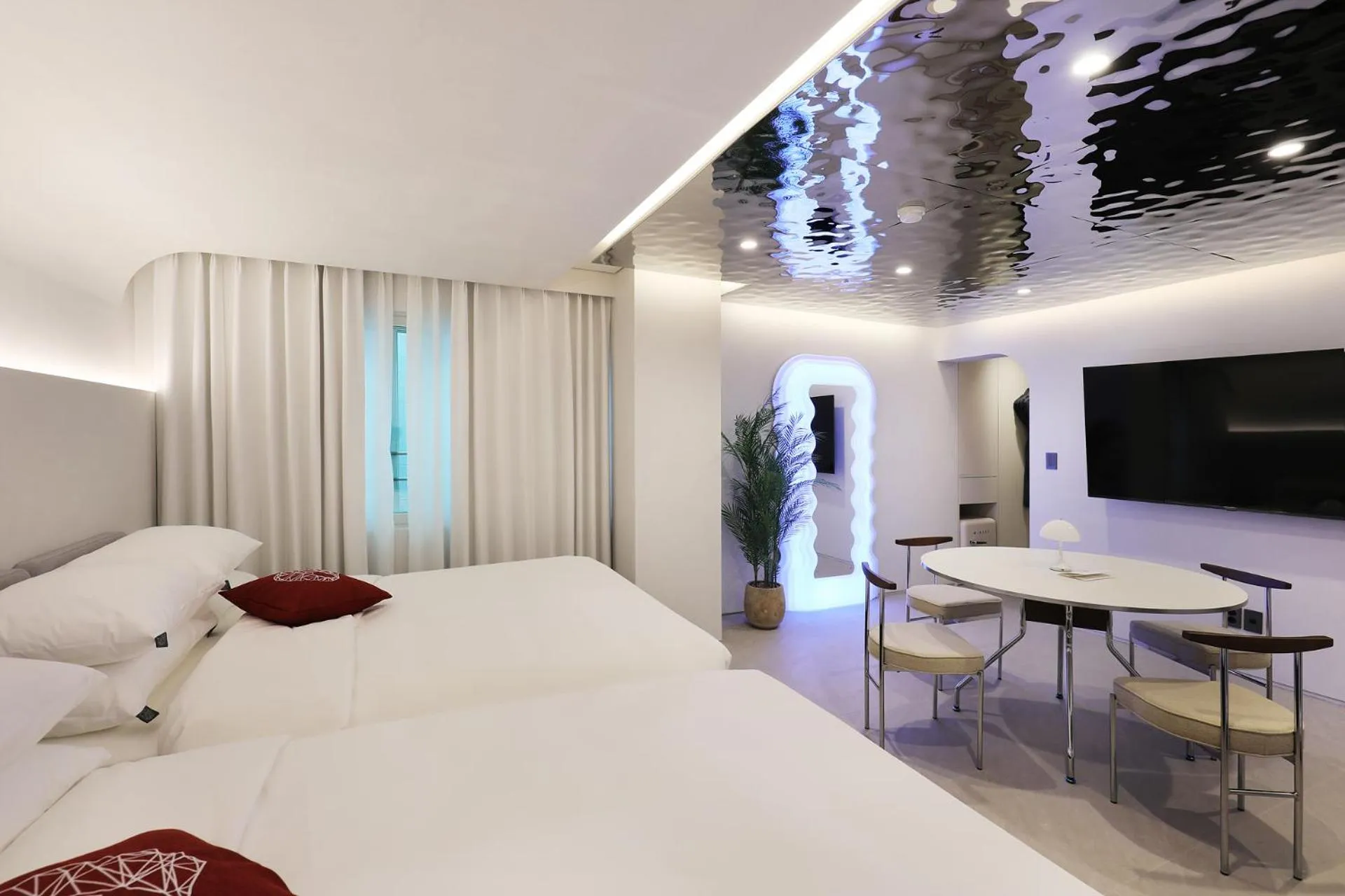 Bedroom, Bed in Seoul Inn Hotel by The Designers