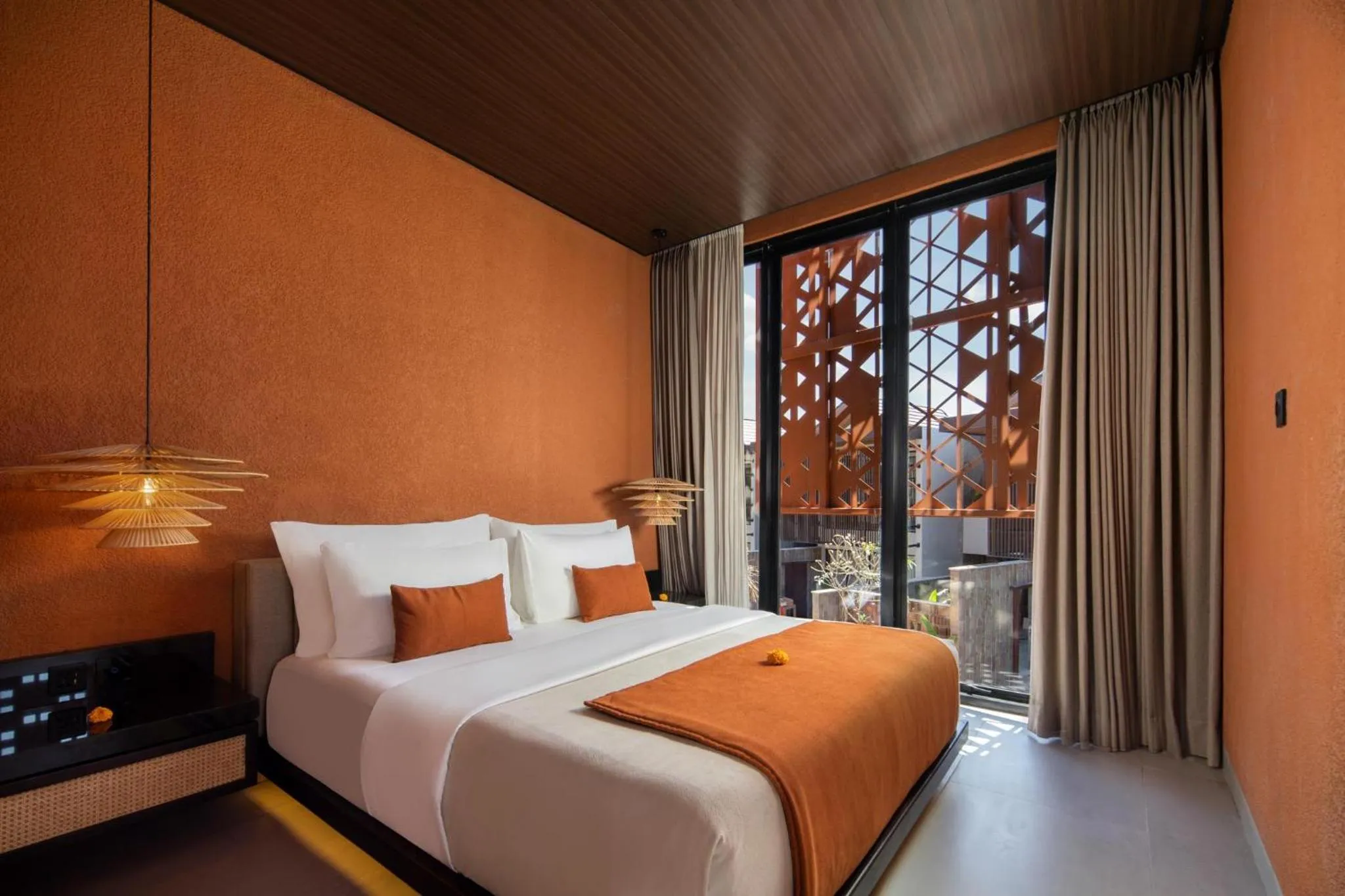 Bedroom, Bed in Earth Villa Canggu by Ini Vie Hospitality