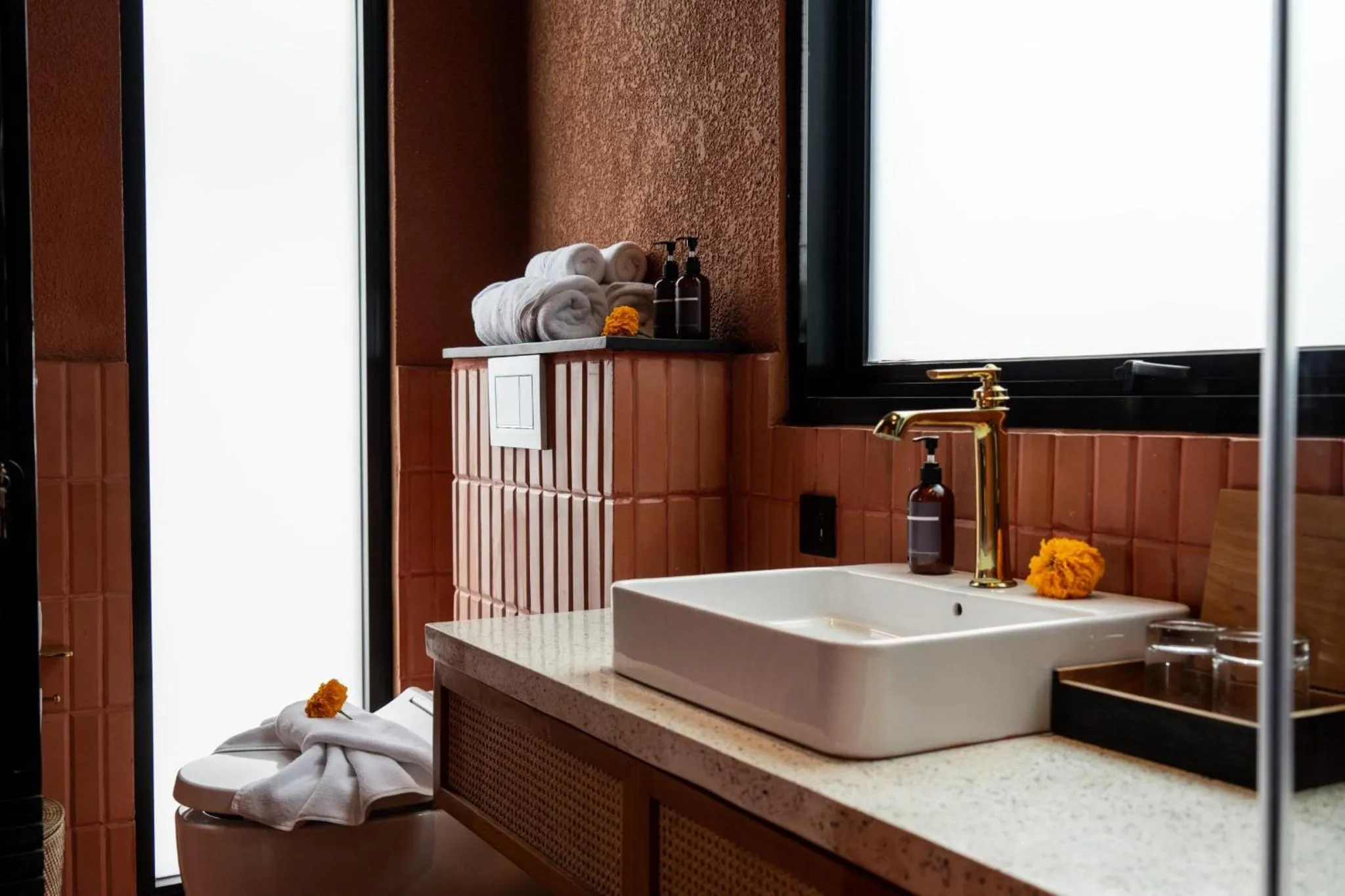 Bathroom in Earth Villa Canggu by Ini Vie Hospitality