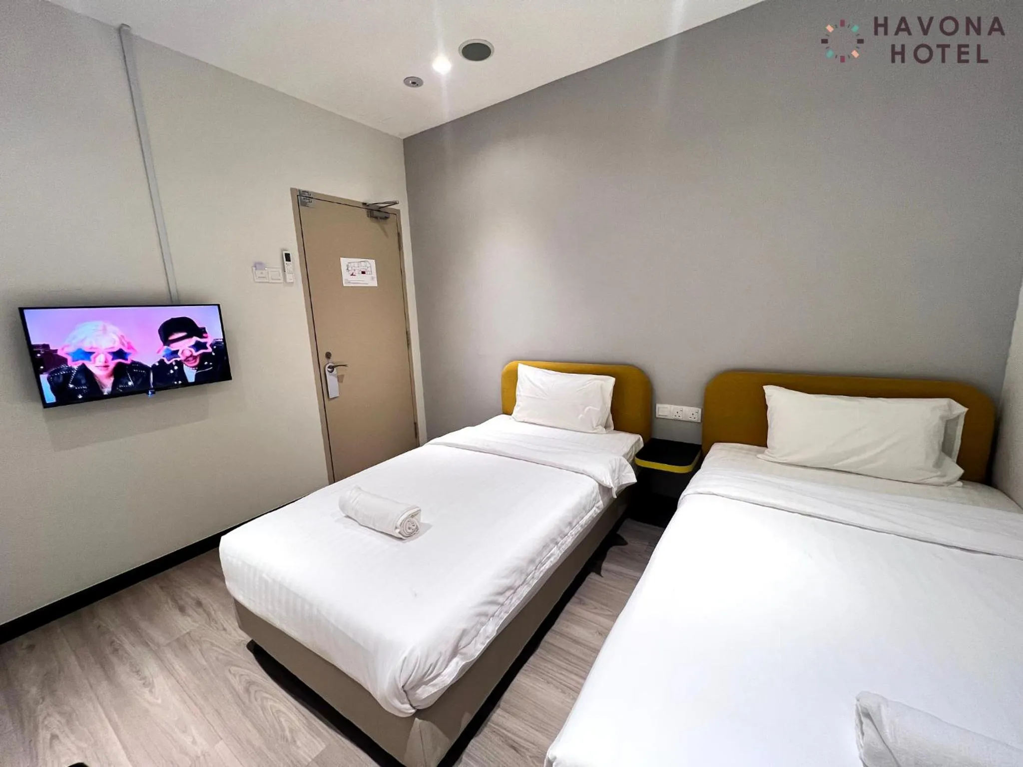 Bedroom, Bed in Havona Hotel - CIQ Johor Bahru - Self Check-In