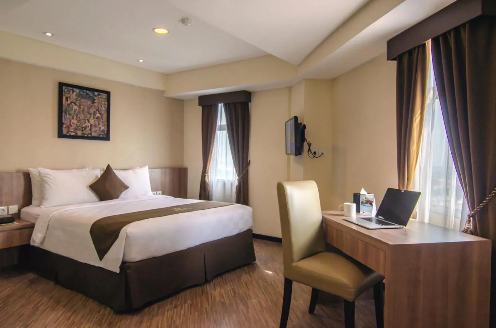 Bedroom, Bed in Grand Serpong Hotel