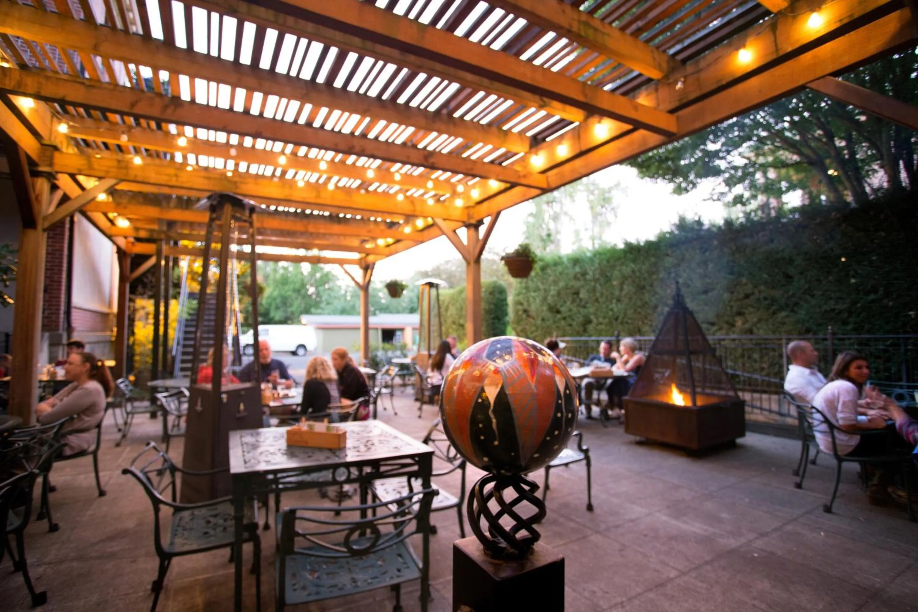 Patio in McMenamins Grand Lodge