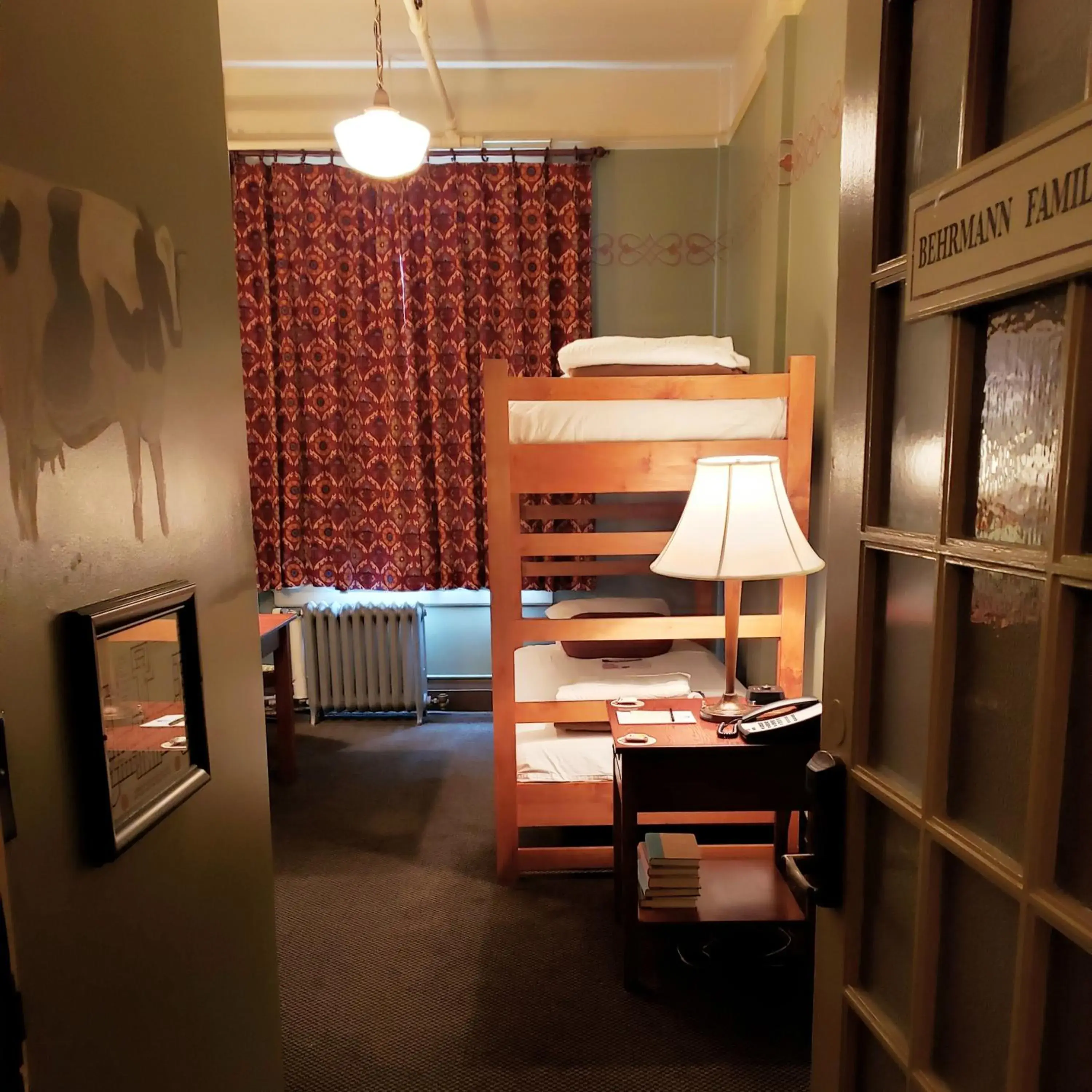 Mixed Dormitory Room - single occupancy in McMenamins Grand Lodge Mixed Dormitory Room - single occupancy in McMenamins Grand Lodge