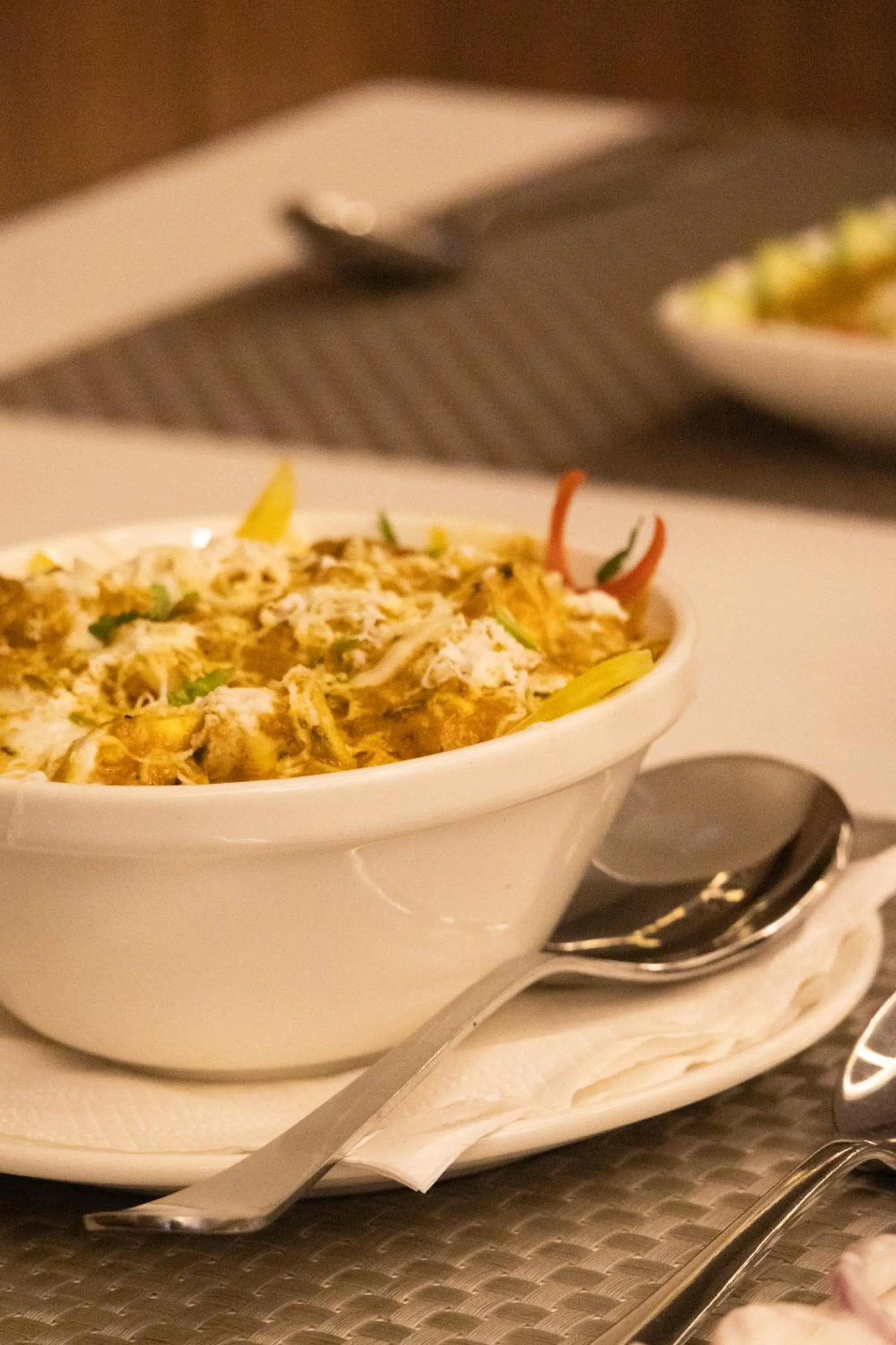 Food in HHW Hotel- Agra