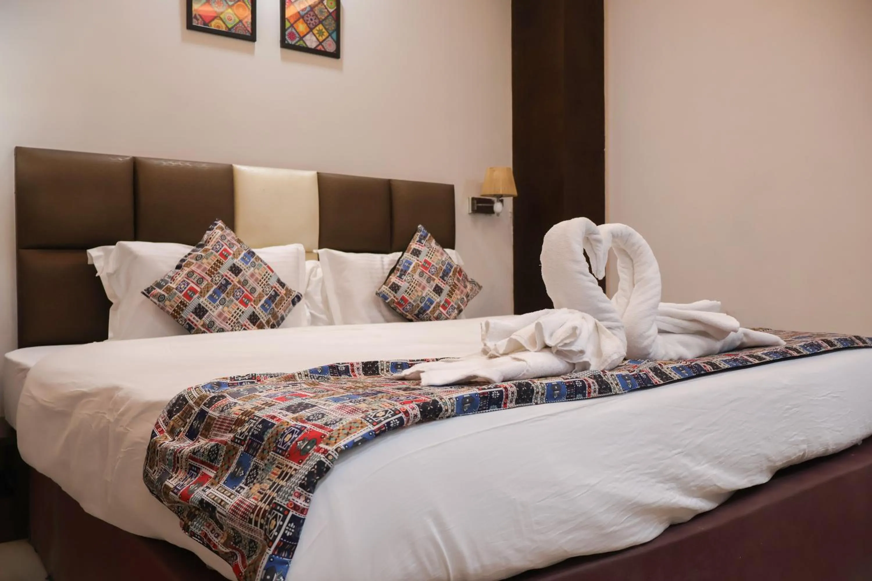 Photo of the whole room, Bed in HHW Hotel- Agra