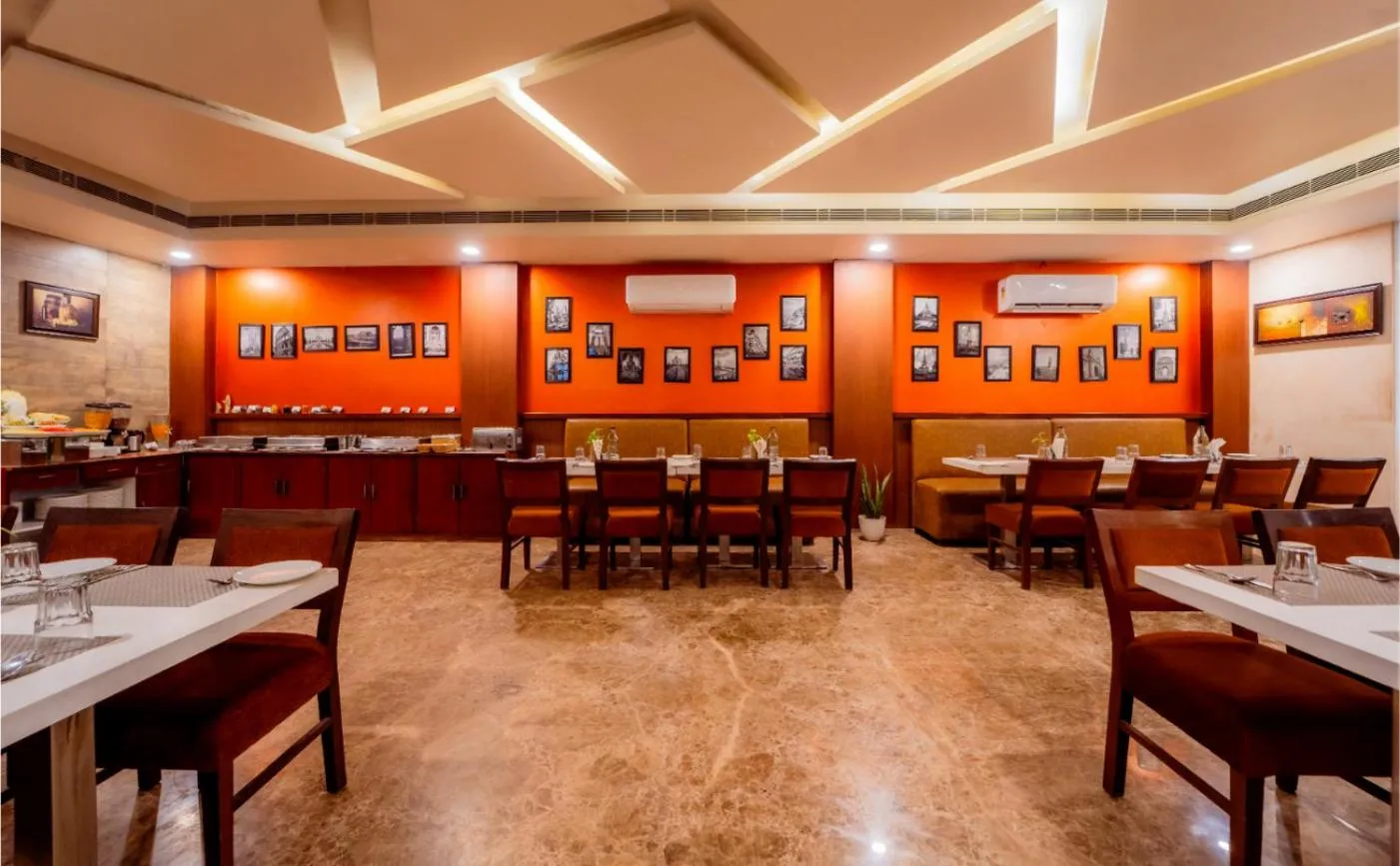 Dining area in HHW Hotel- Agra