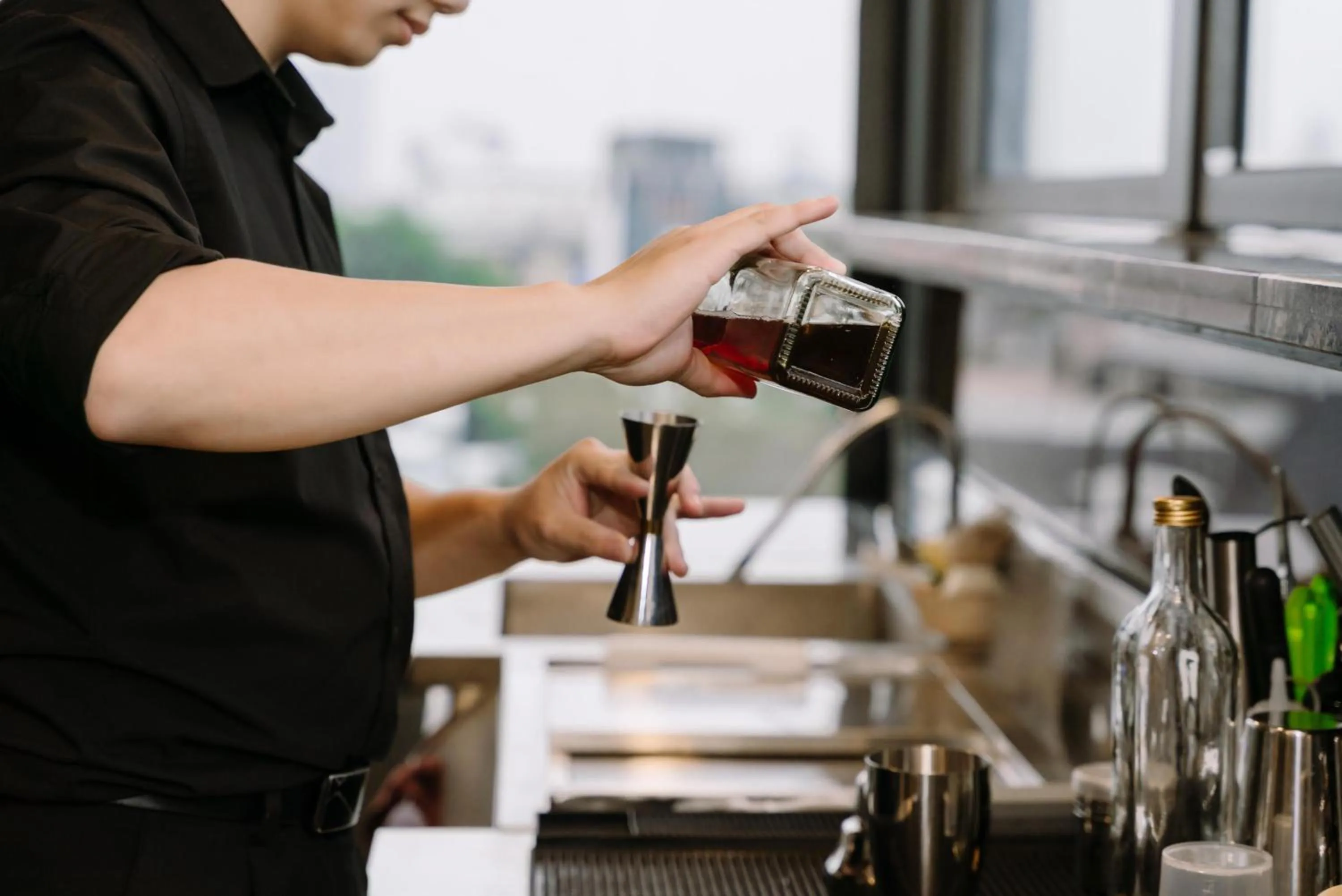 Lounge or bar in HOTEL de LAGOM