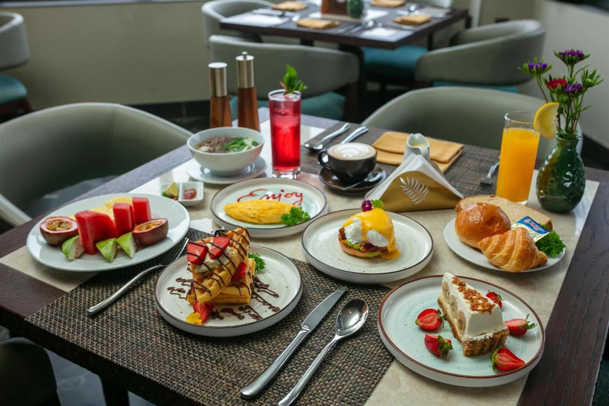 Food close-up in HOTEL de LAGOM