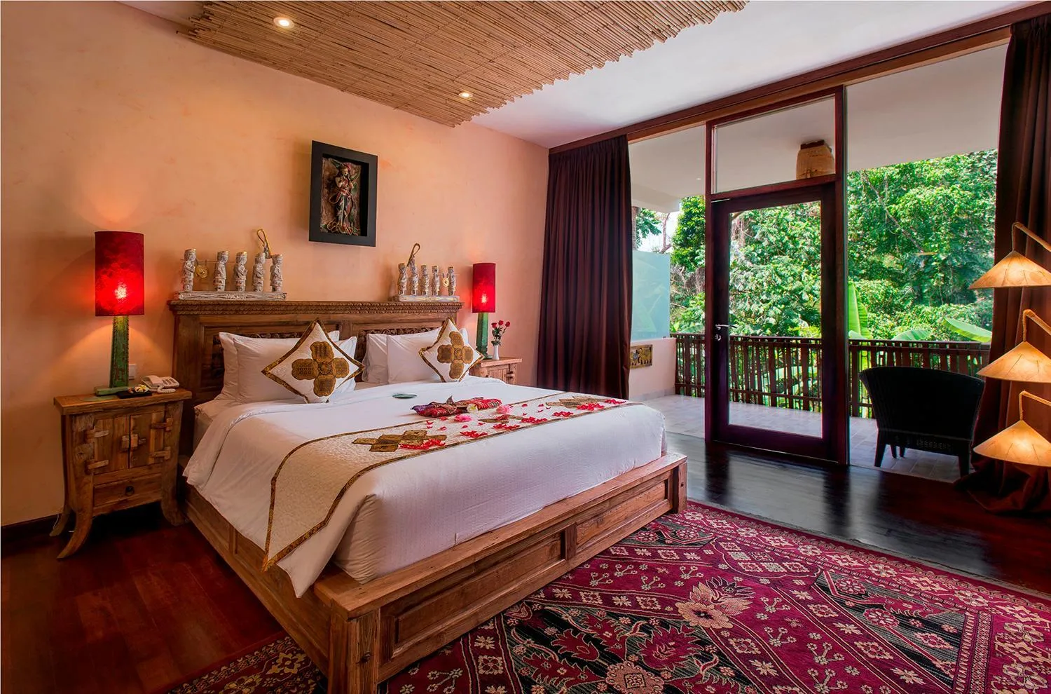 Bedroom, Bed in Jungle Retreat by Kupu Kupu Barong