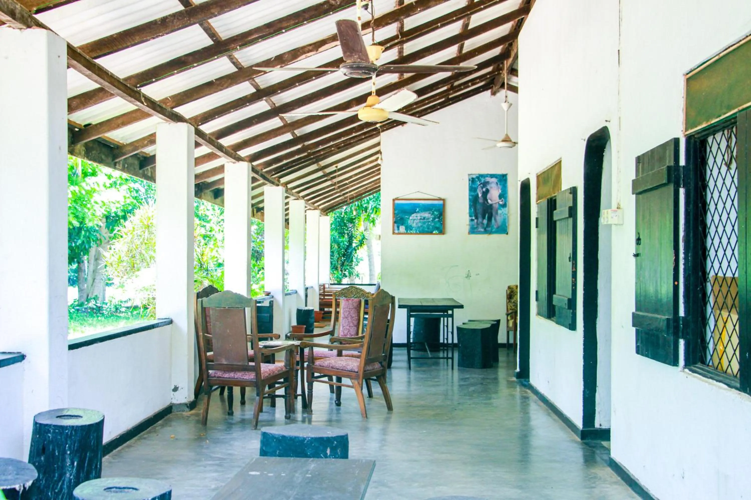Seating area in Banana Rest Sigiriya