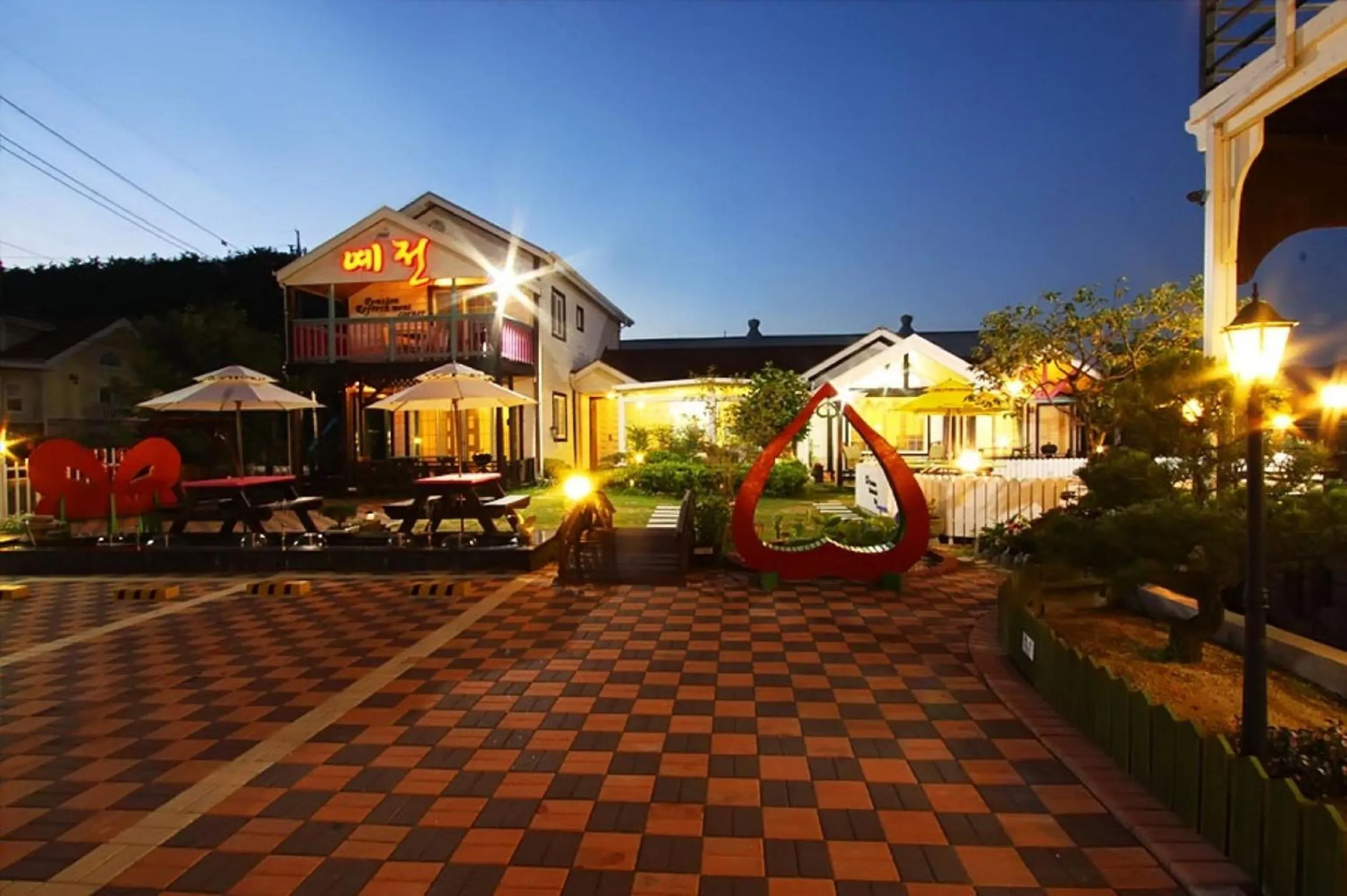 Natural landscape in Yejeon Pension