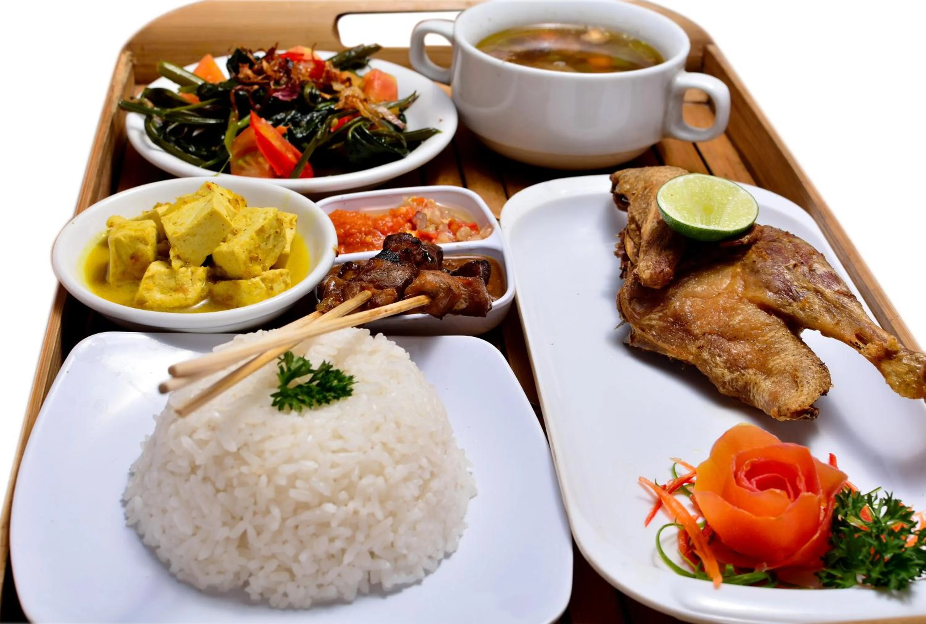 Food close-up in Full Moon Villa Ubud