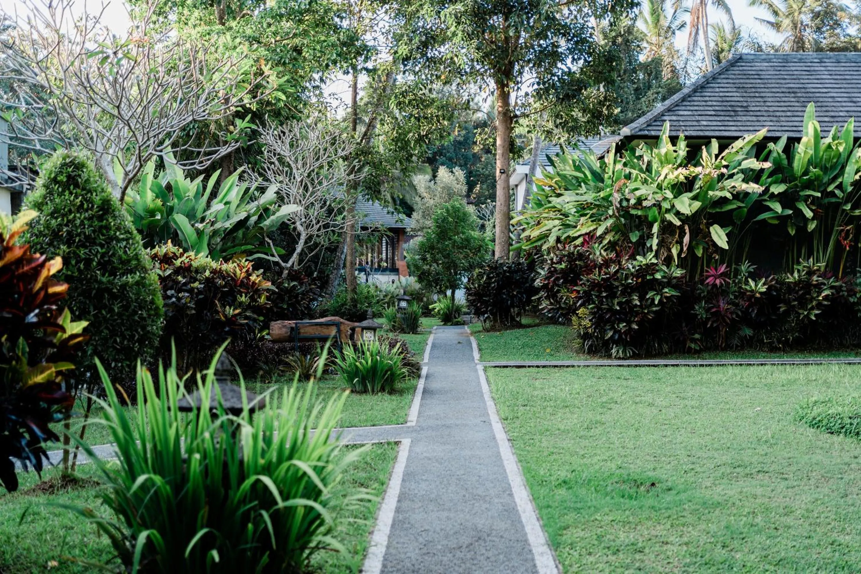 Garden in Full Moon Villa Ubud