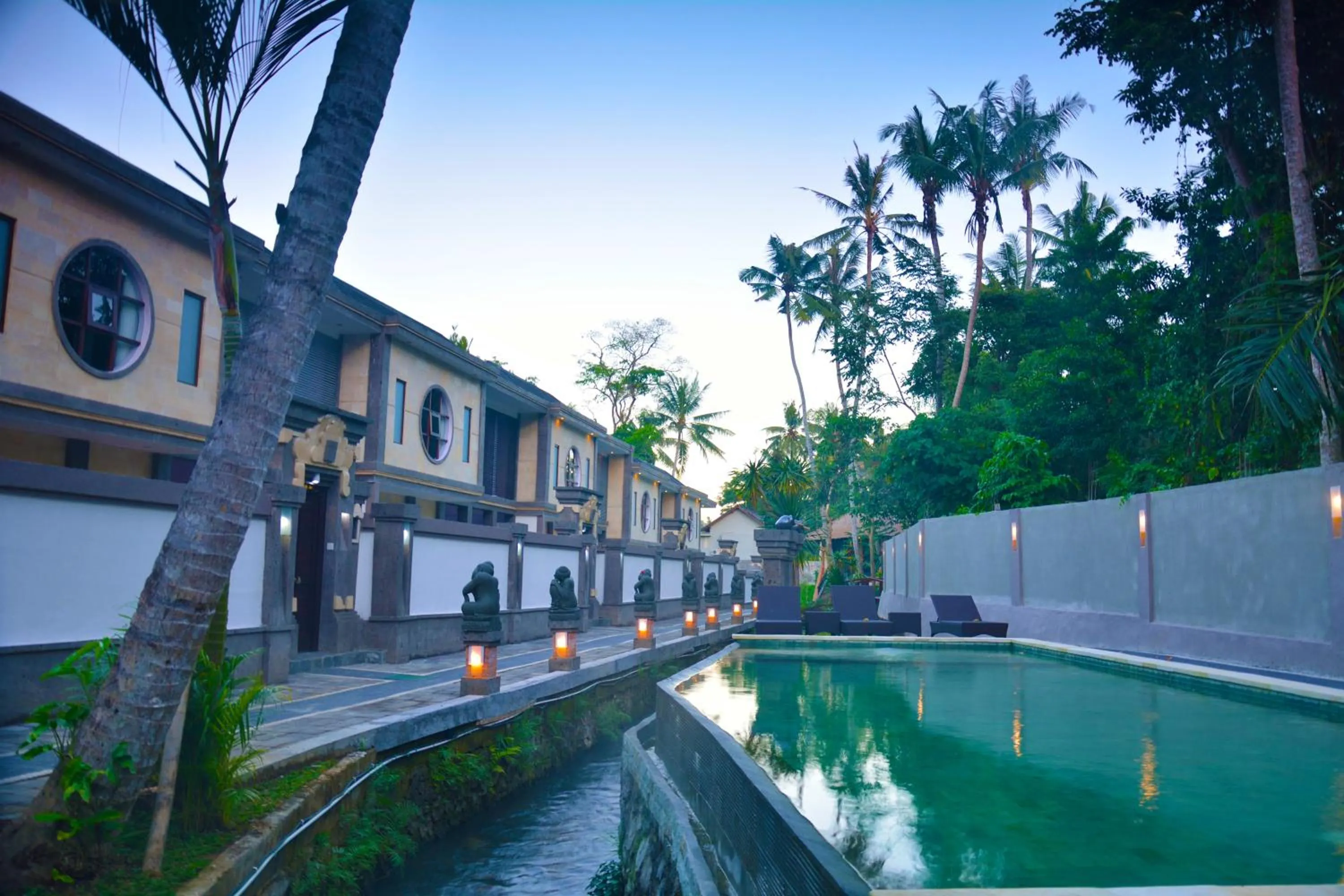 Property building in Full Moon Villa Ubud