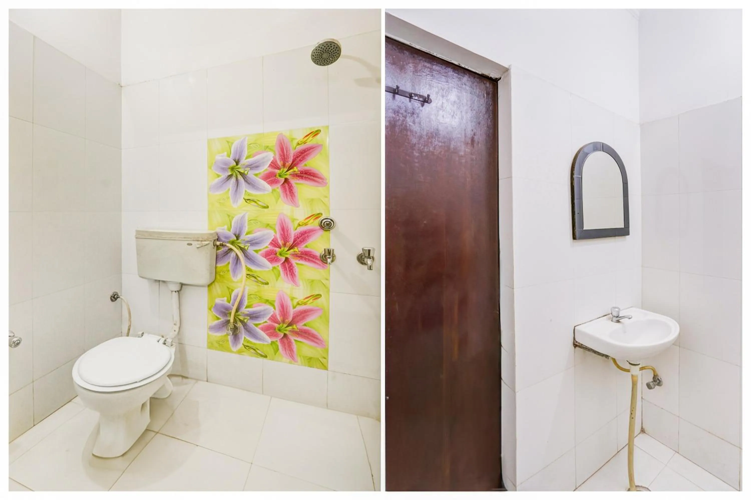 Bathroom in Super Hotel O Tyagi Road Near Prince Chowk